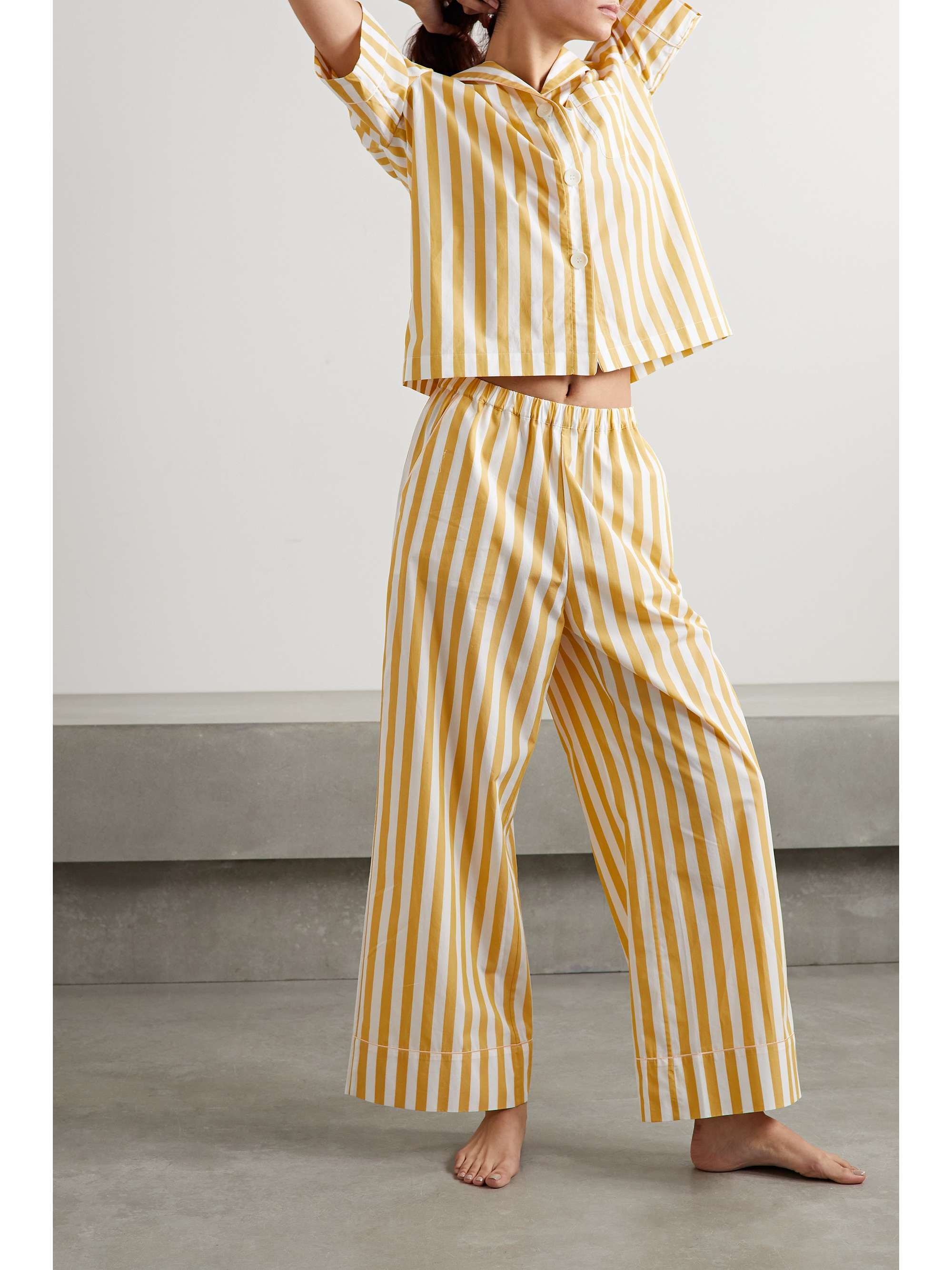 ERES Veranda Marmelade striped cotton-poplin pajama pants