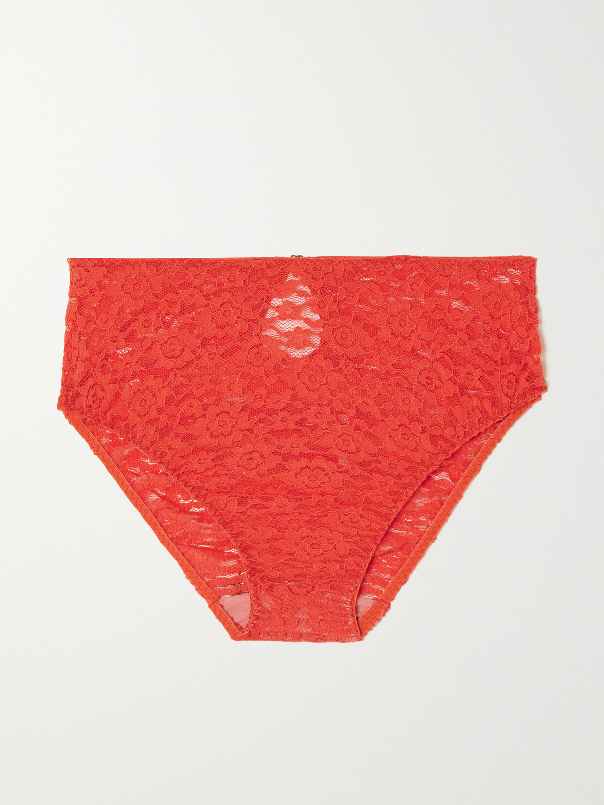 Le Petit Trou - Ardeur Cutout Lace Briefs - Orange