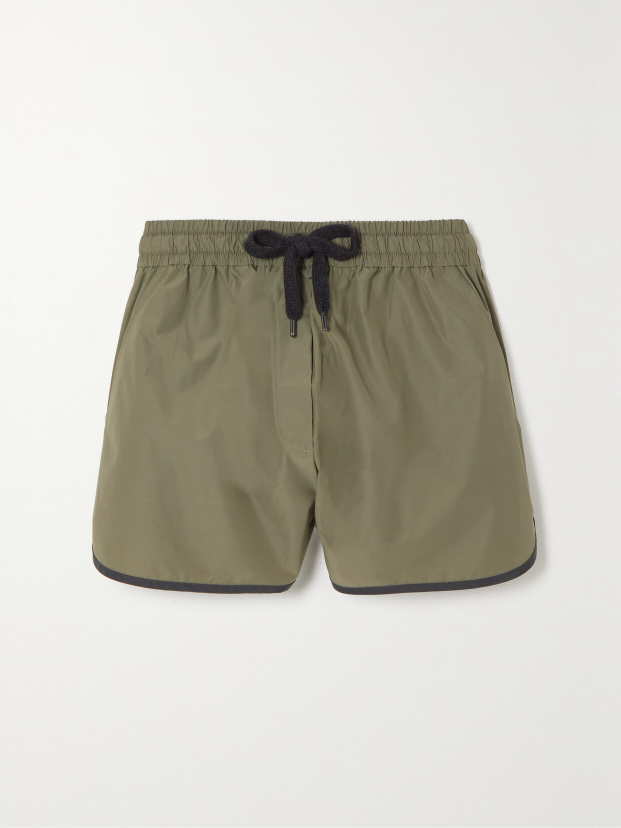 Brunello Cucinelli Woven Shorts In Green | ModeSens