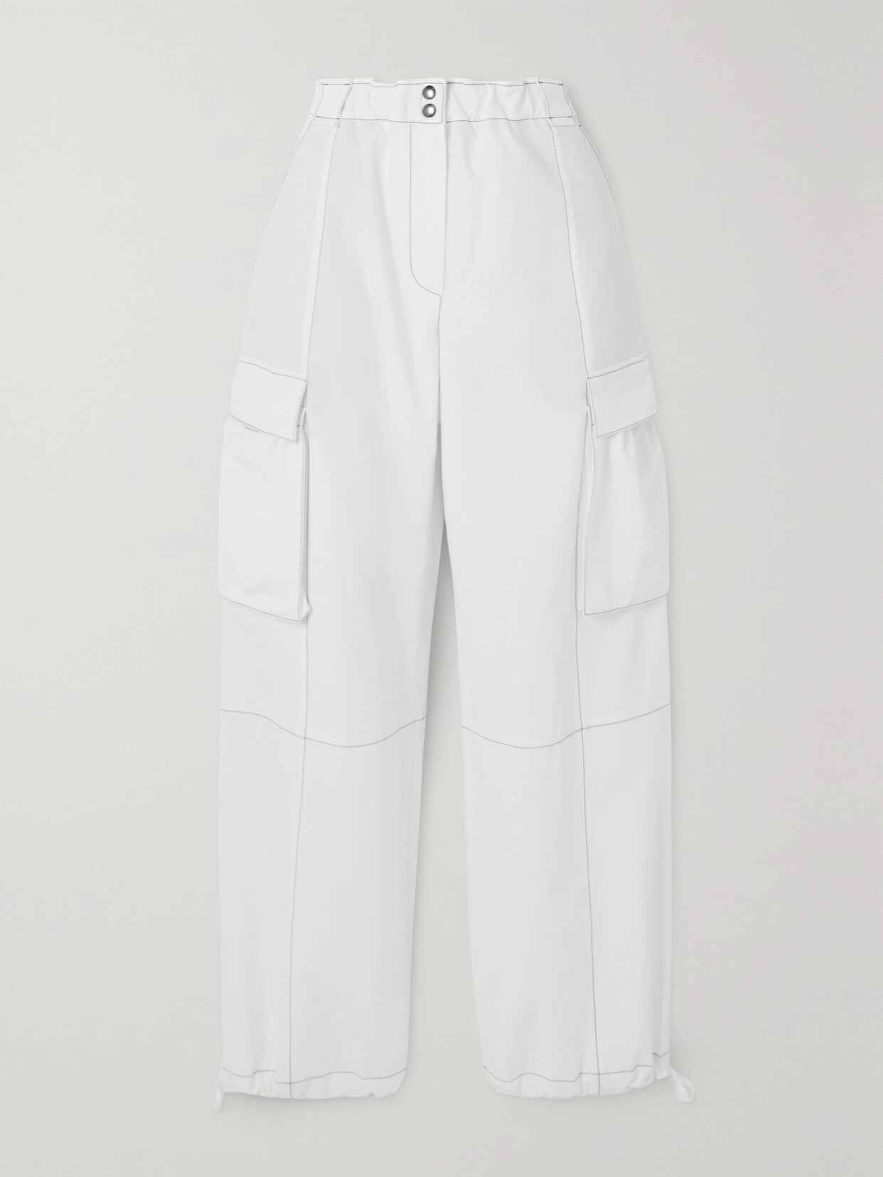 Brunello Cucinelli Cotton-poplin Straight-leg Cargo Pants