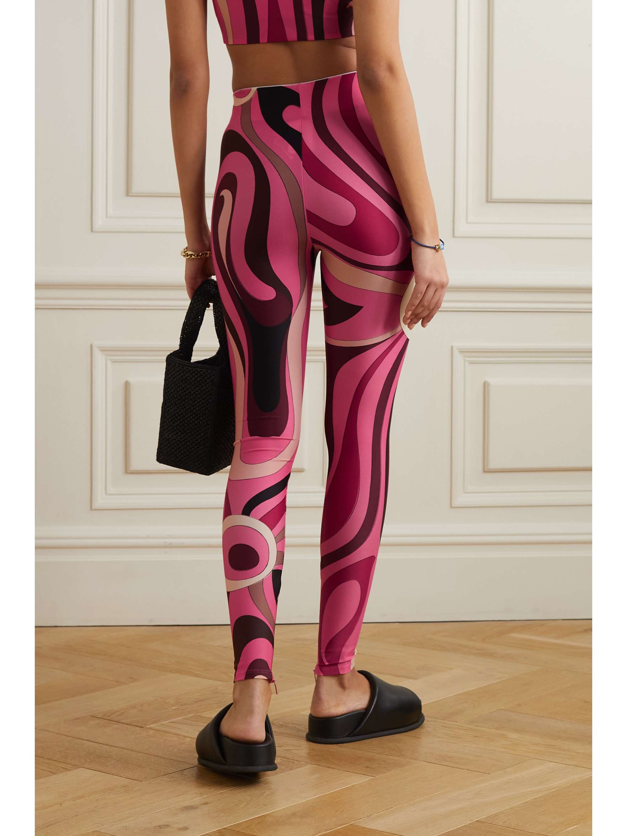 PUCCI 印花弹力紧身运动裤