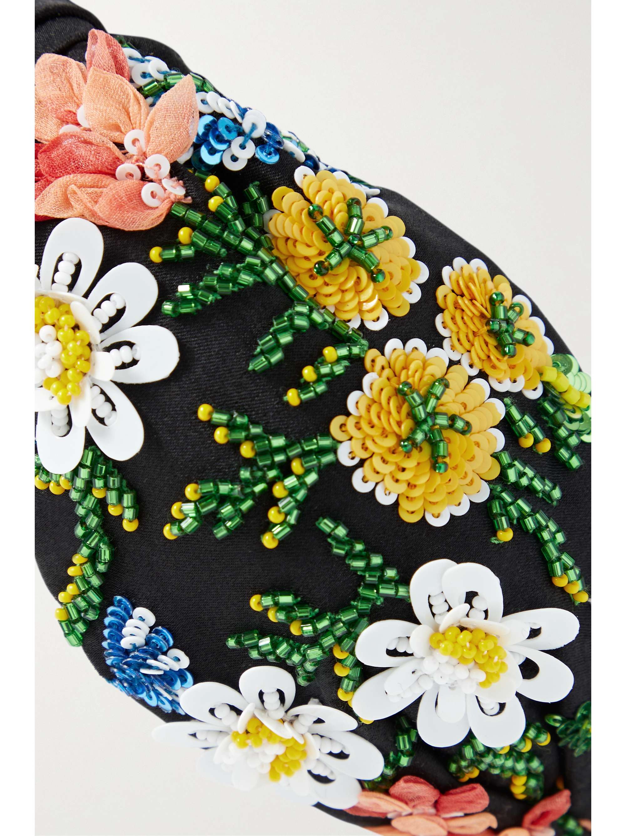 JENNIFER BEHR Jardin Haarreif aus Duchesse-Satin mit Verzierungen