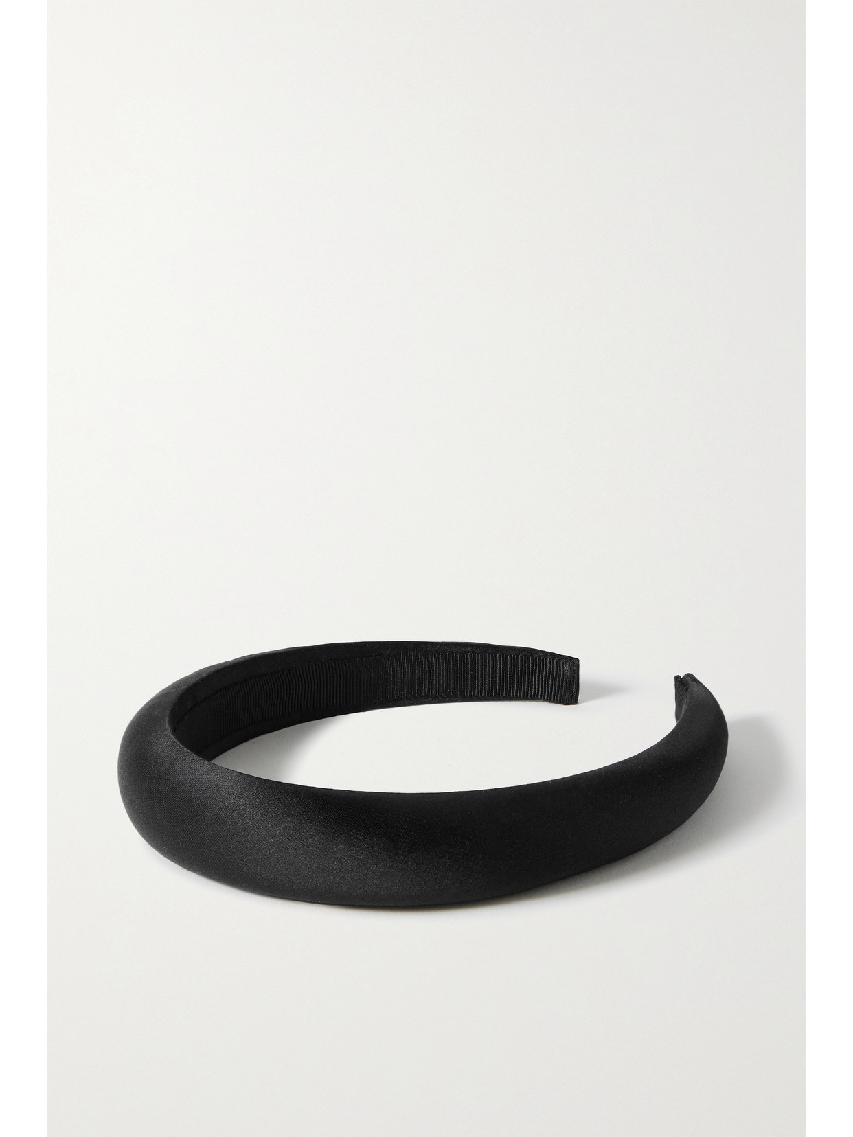 Jennifer Behr - Tori Silk-satin Headband - Black