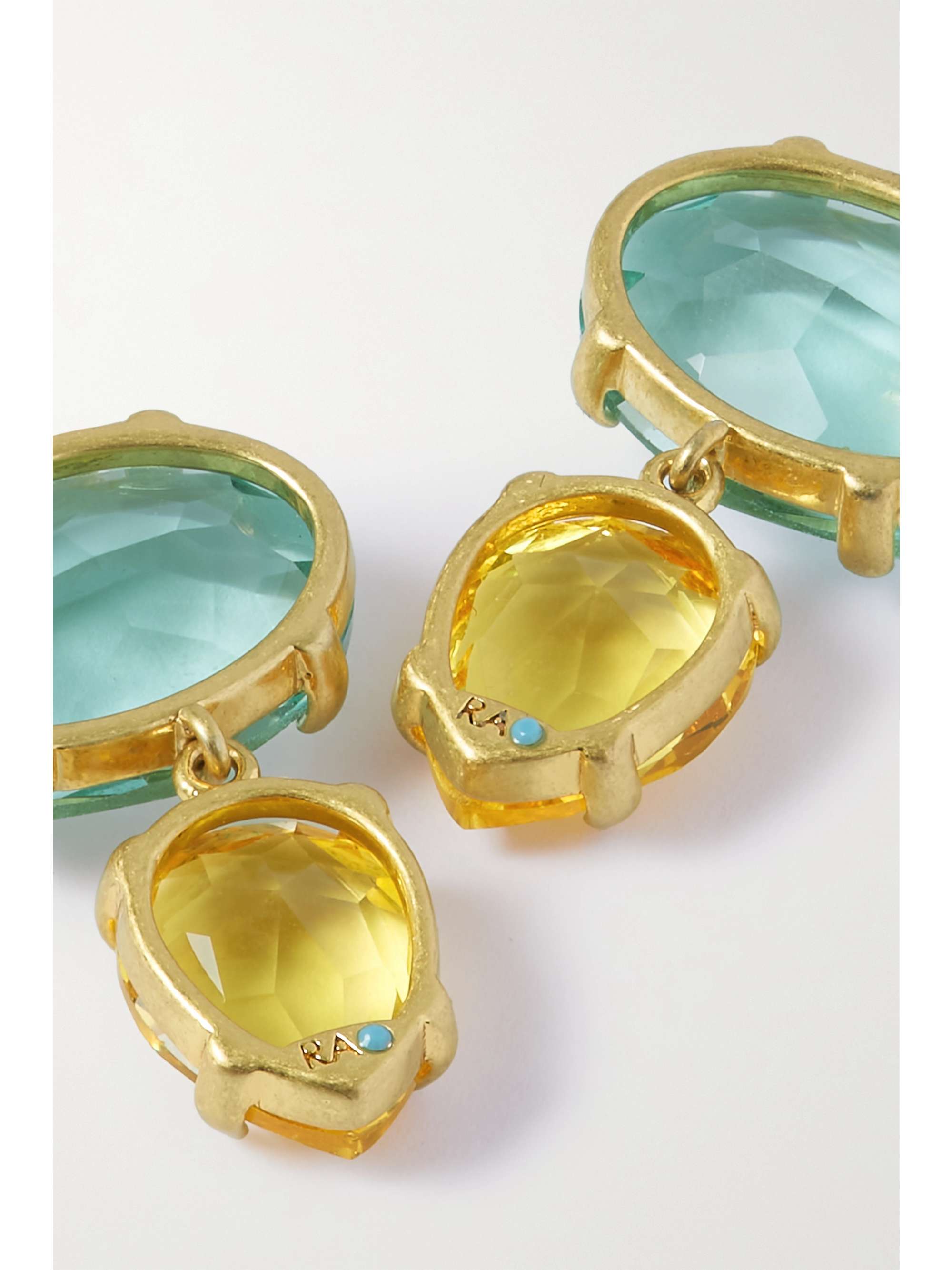 ROXANNE ASSOULIN The Little Jewel gold-tone crystal earrings