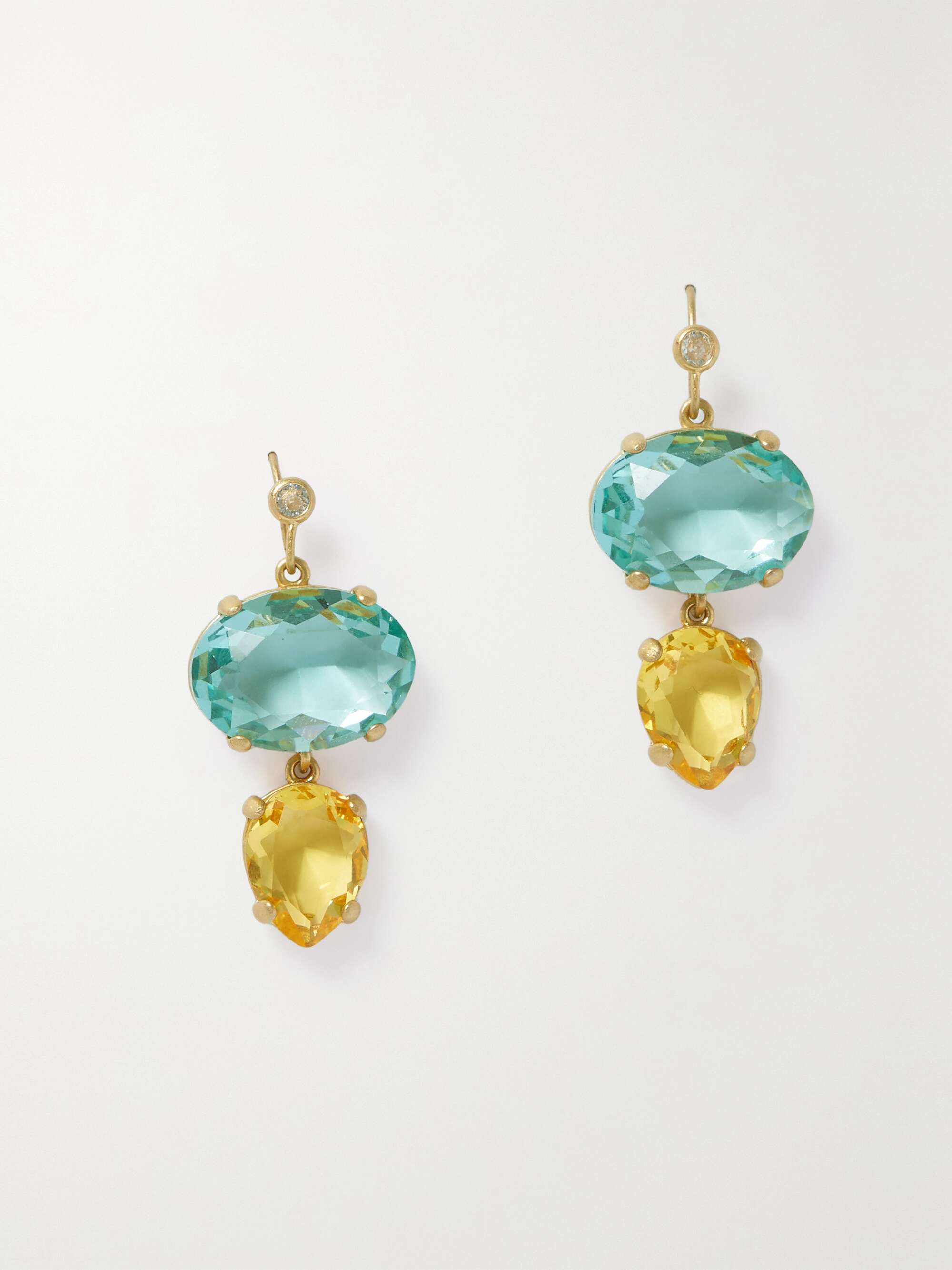 Roxanne Assoulin - The Drop Earrings Emerald