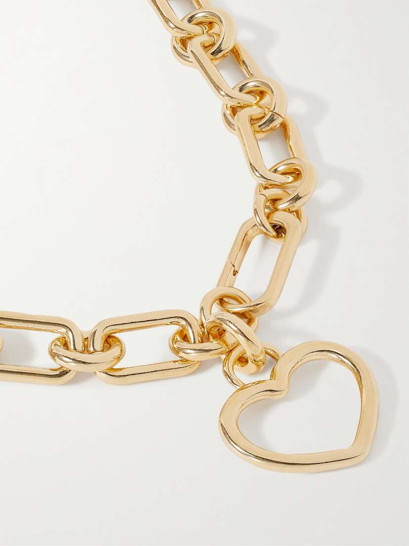Laura Lombardi + Net Sustain Beatta Gold-plated Recycled Necklace