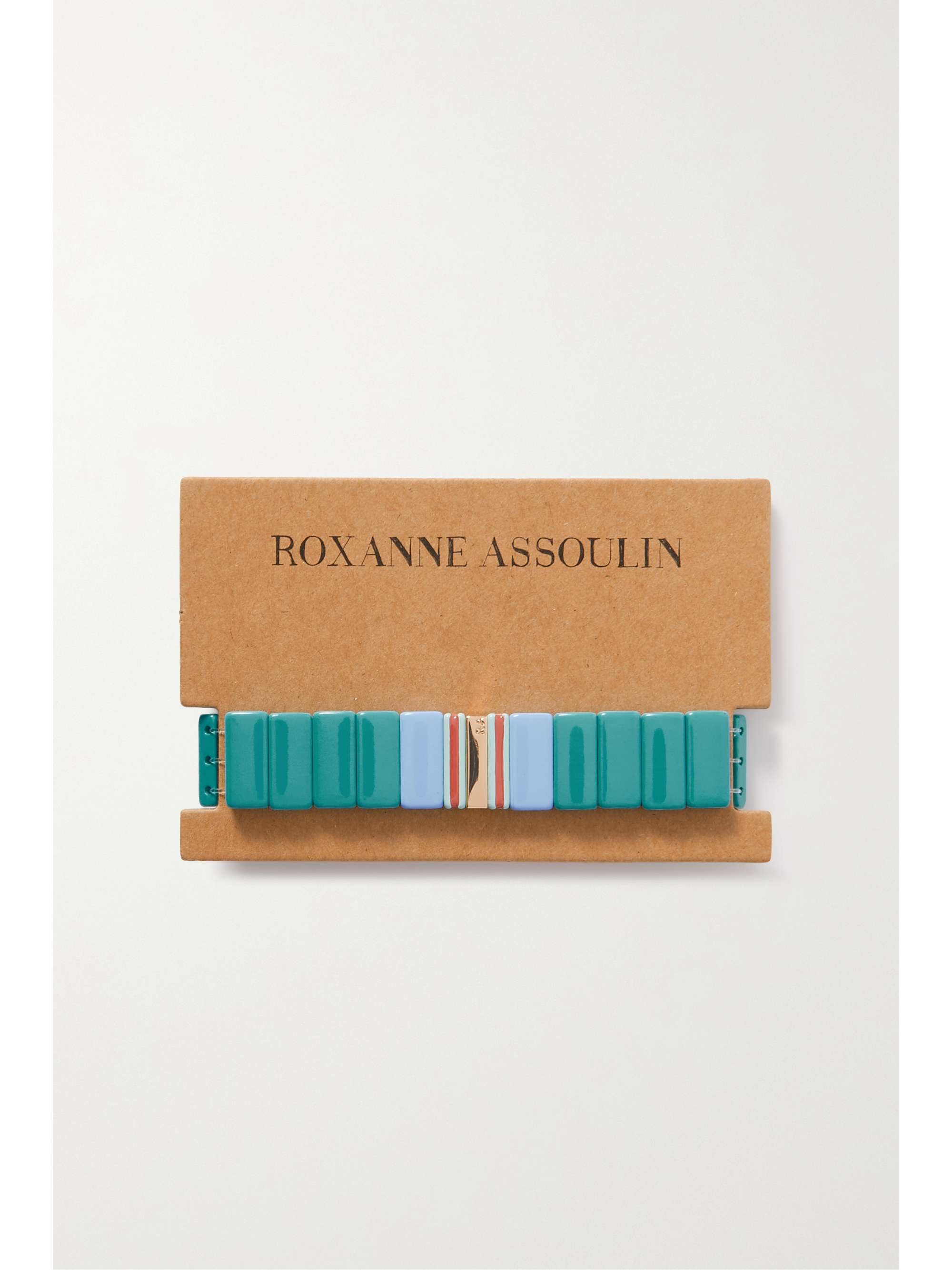 ROXANNE ASSOULIN Gold-tone and enamel bracelet