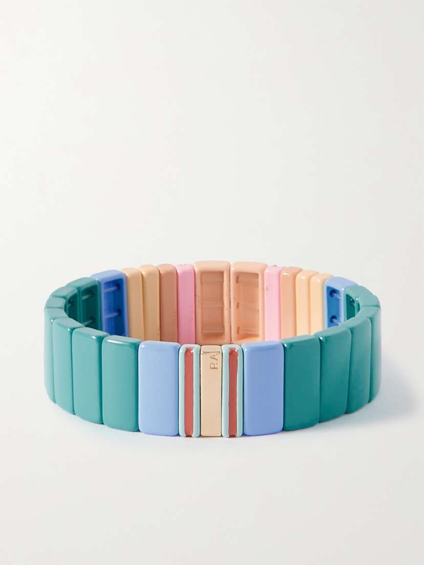 Roxanne Assoulin Gold-tone And Enamel Bracelet -  - One size