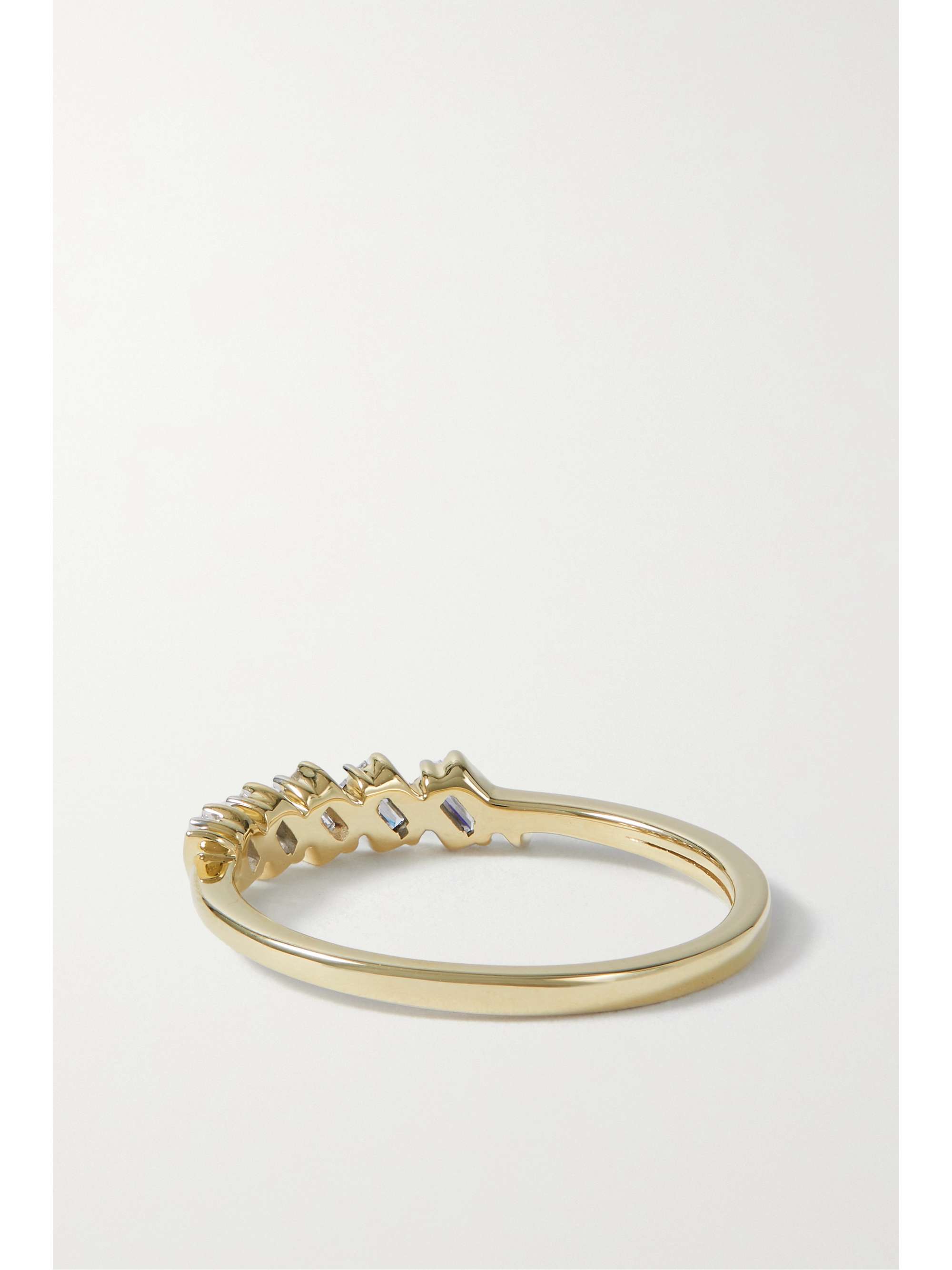 STONE AND STRAND 10karat gold diamond ring NETAPORTER