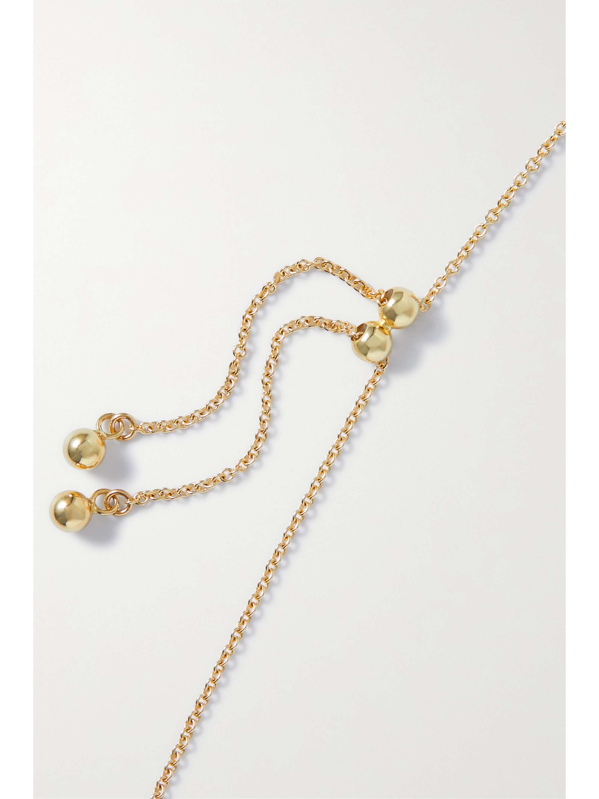 STONE AND STRAND Bestie set of two 10-karat gold diamond bracelets