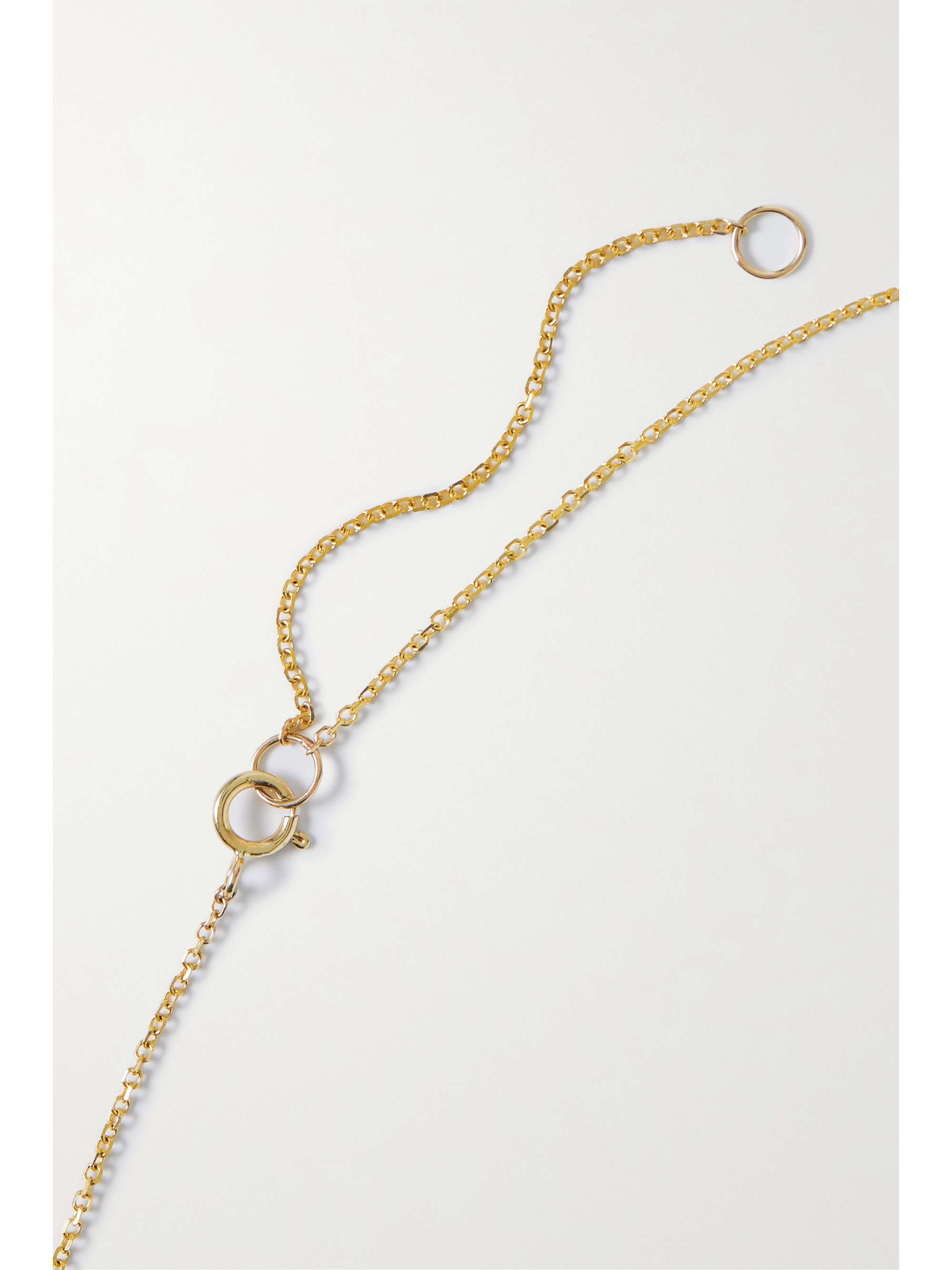 STONE AND STRAND 10karat gold diamond necklace NETAPORTER