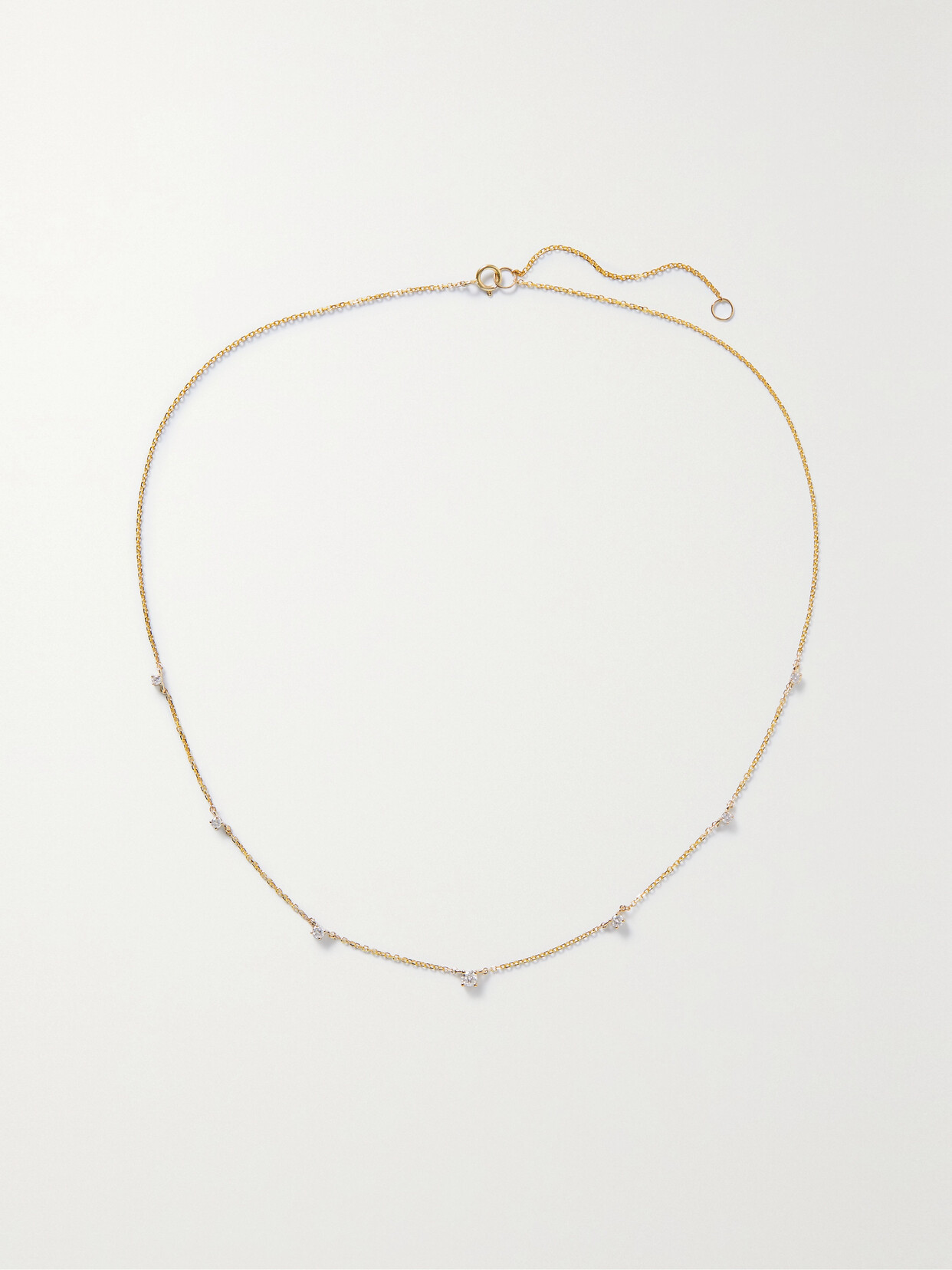 STONE AND STRAND 10-karat Gold Diamond Necklace - One size