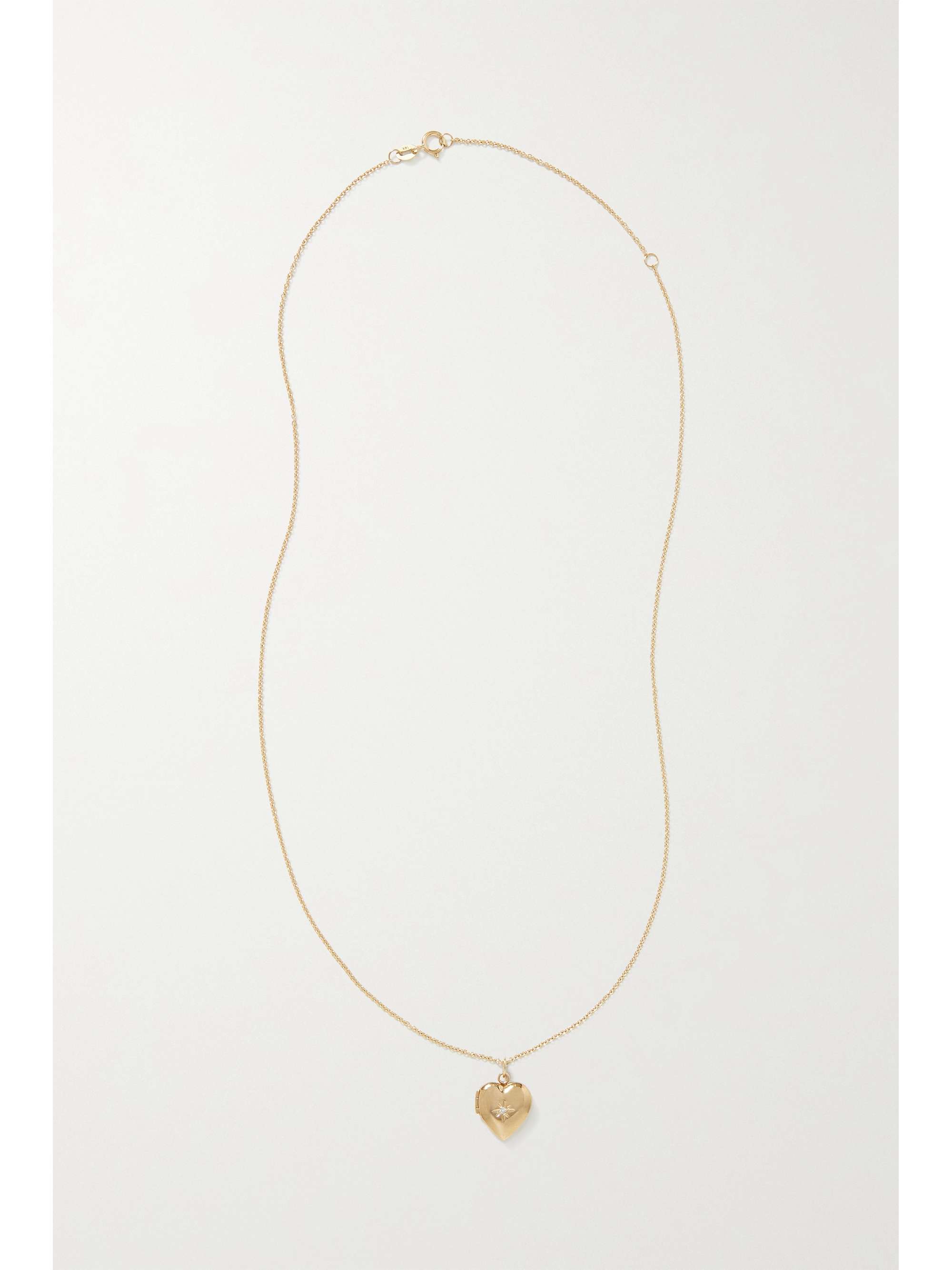 STONE AND STRAND 14karat gold diamond necklace NETAPORTER