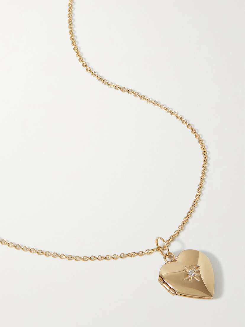 STONE AND STRAND 14-karat Gold Diamond Necklace