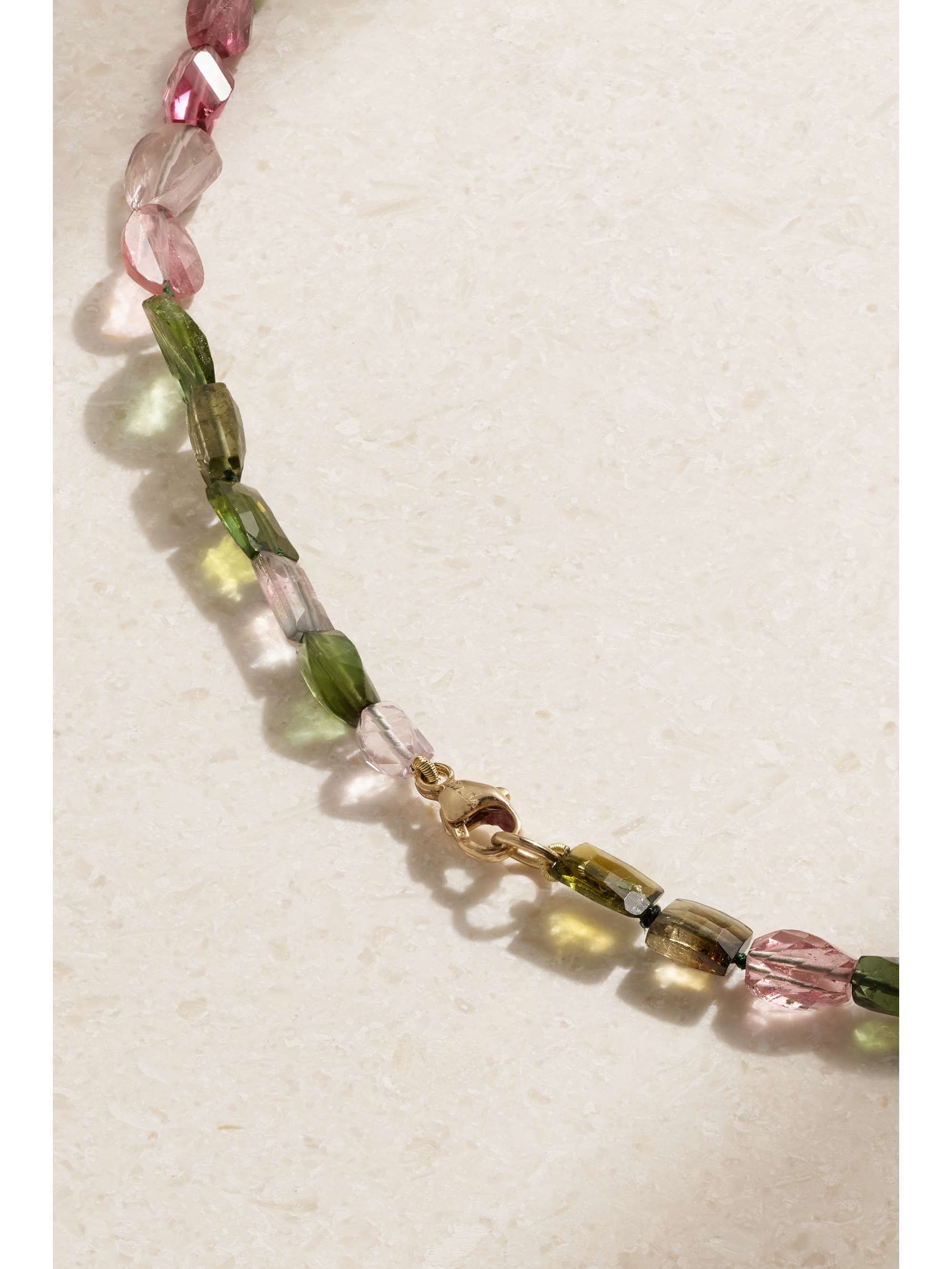 JIA JIA 14-karat gold tourmaline necklace