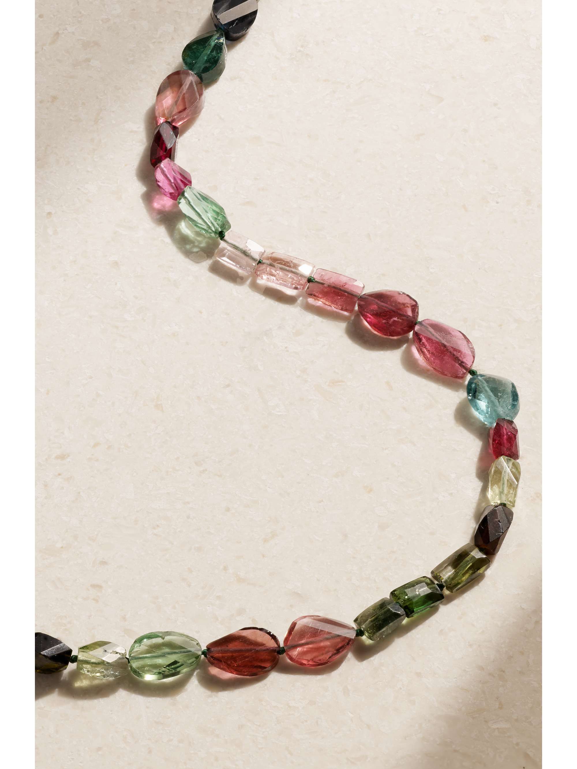 JIA JIA 14-karat gold tourmaline necklace