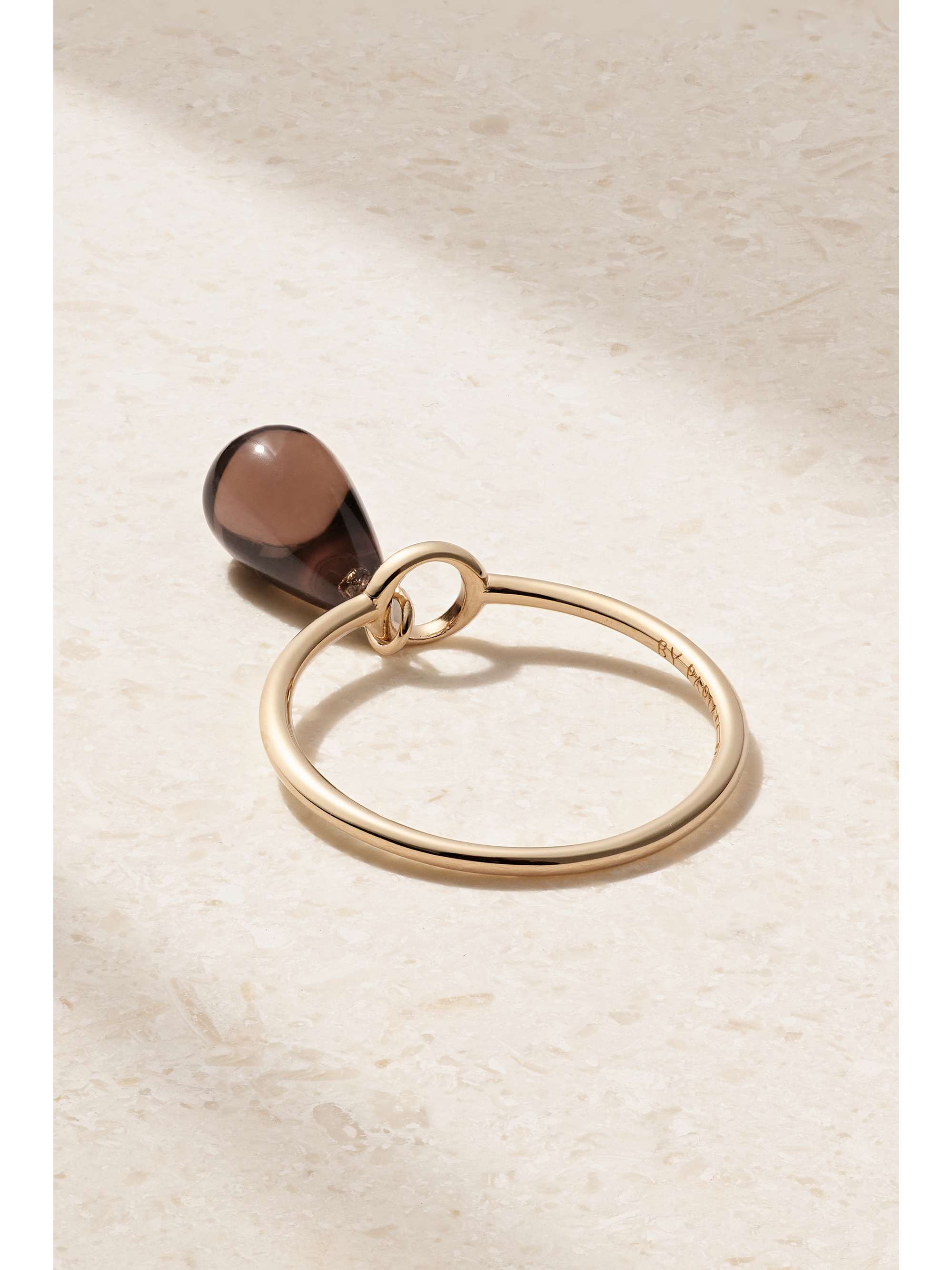 BY PARIAH Petrichor 14-karat recycled gold quartz ring