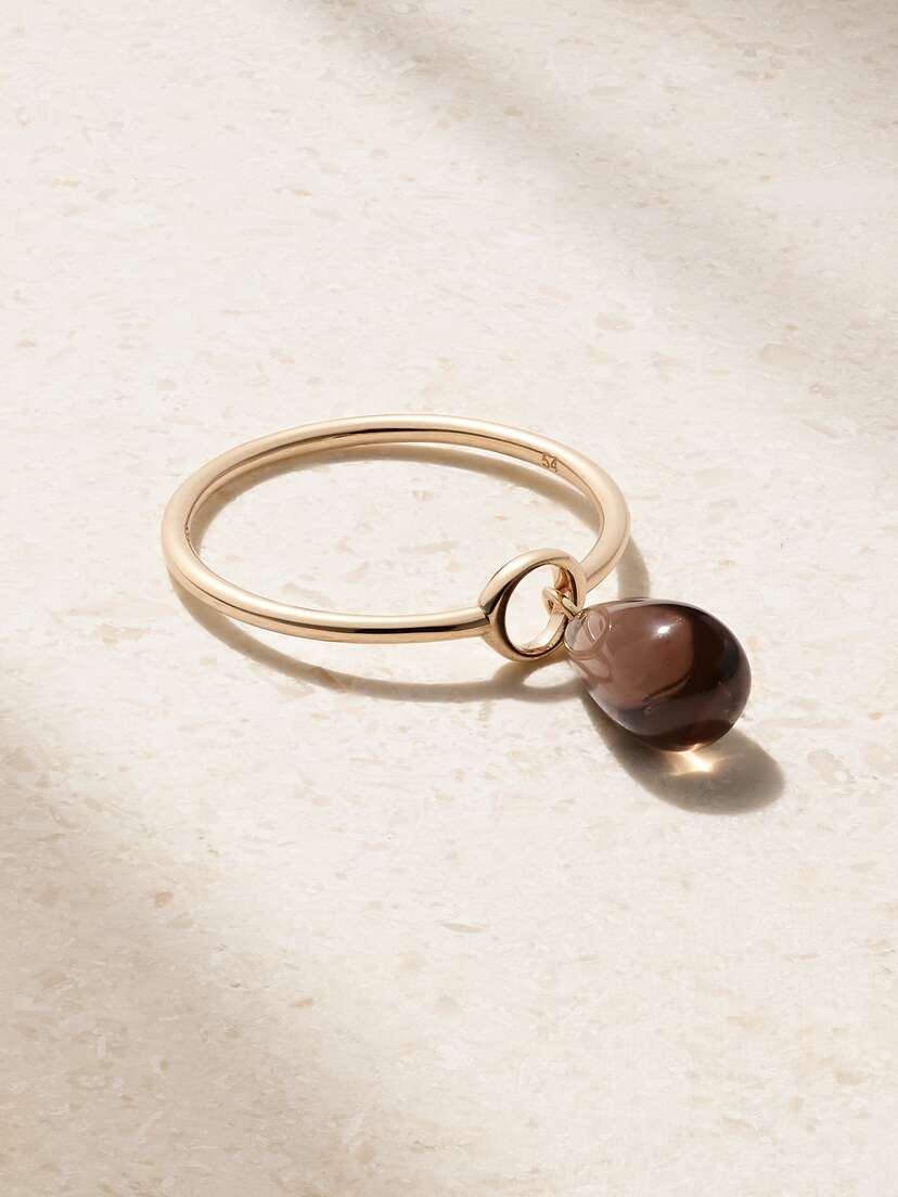 By Pariah + Net Sustain Petrichor 14-karat Recycled Gold Quartz Ring