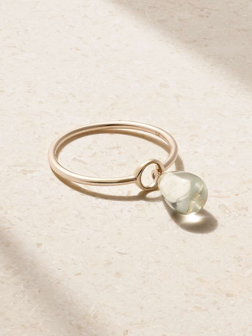 By Pariah + Net Sustain Petrichor 14-karat Recycled Gold Amethyst Ring