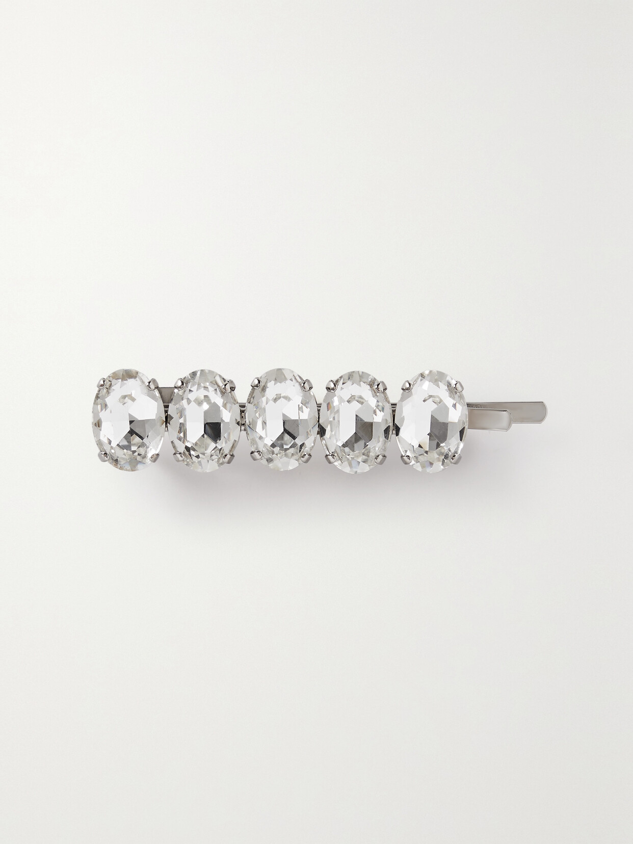 Alessandra Rich - Silver-tone Crystal Hairclip - one size