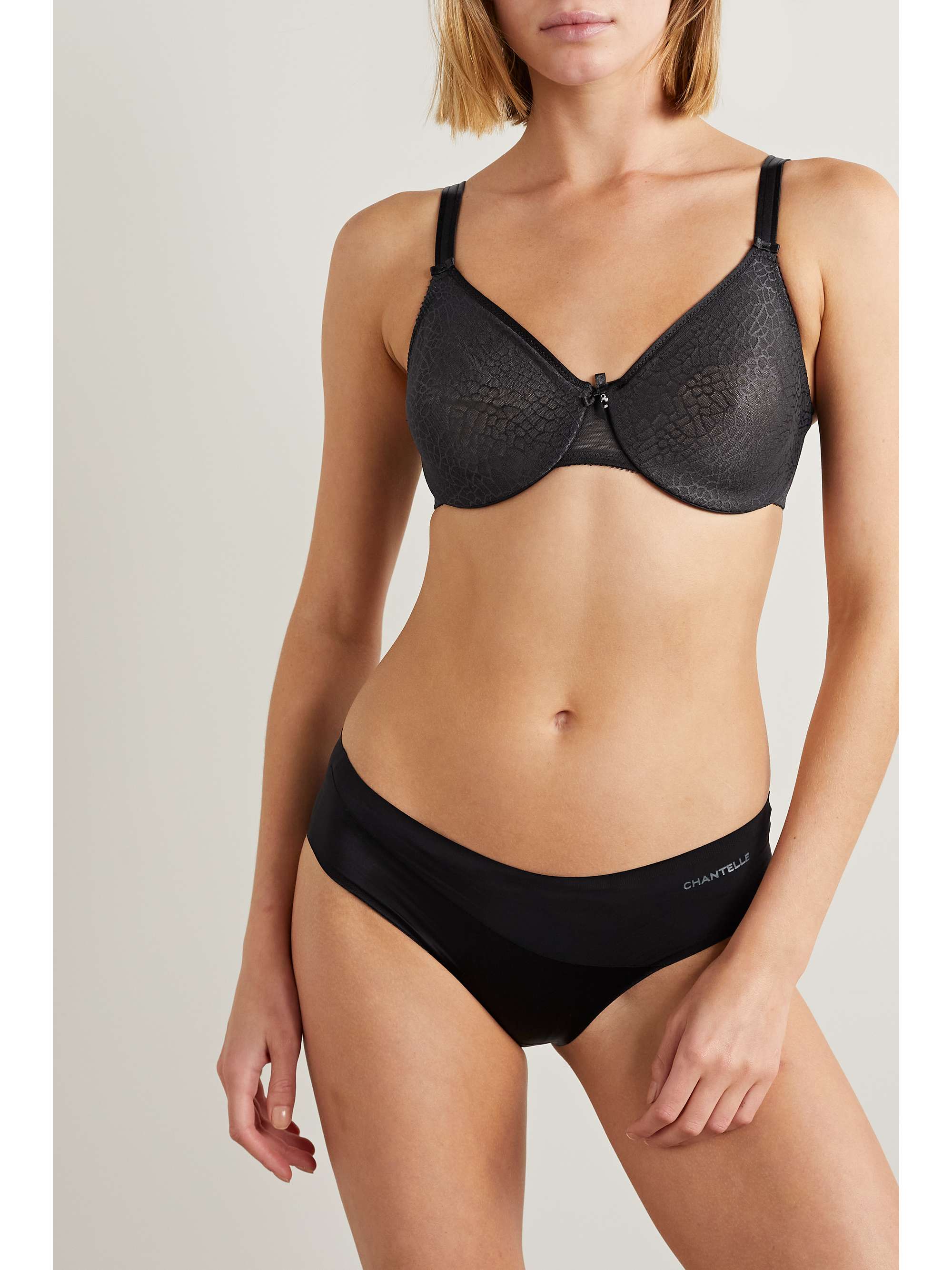 CHANTELLE C Magnifique Minimizer embroidered stretchmesh underwired