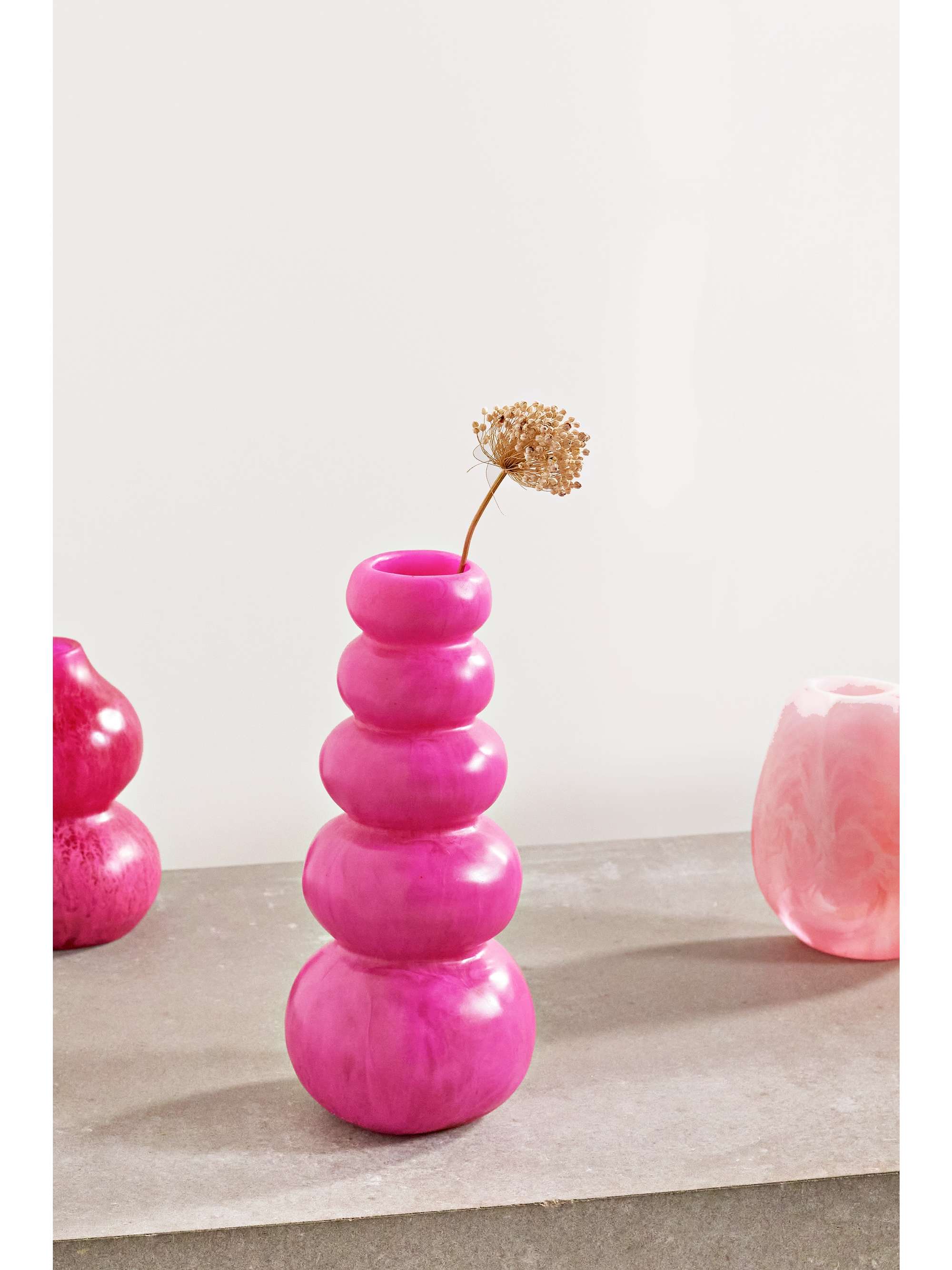 DINOSAUR DESIGNS Pearl Tower resin vase NETAPORTER