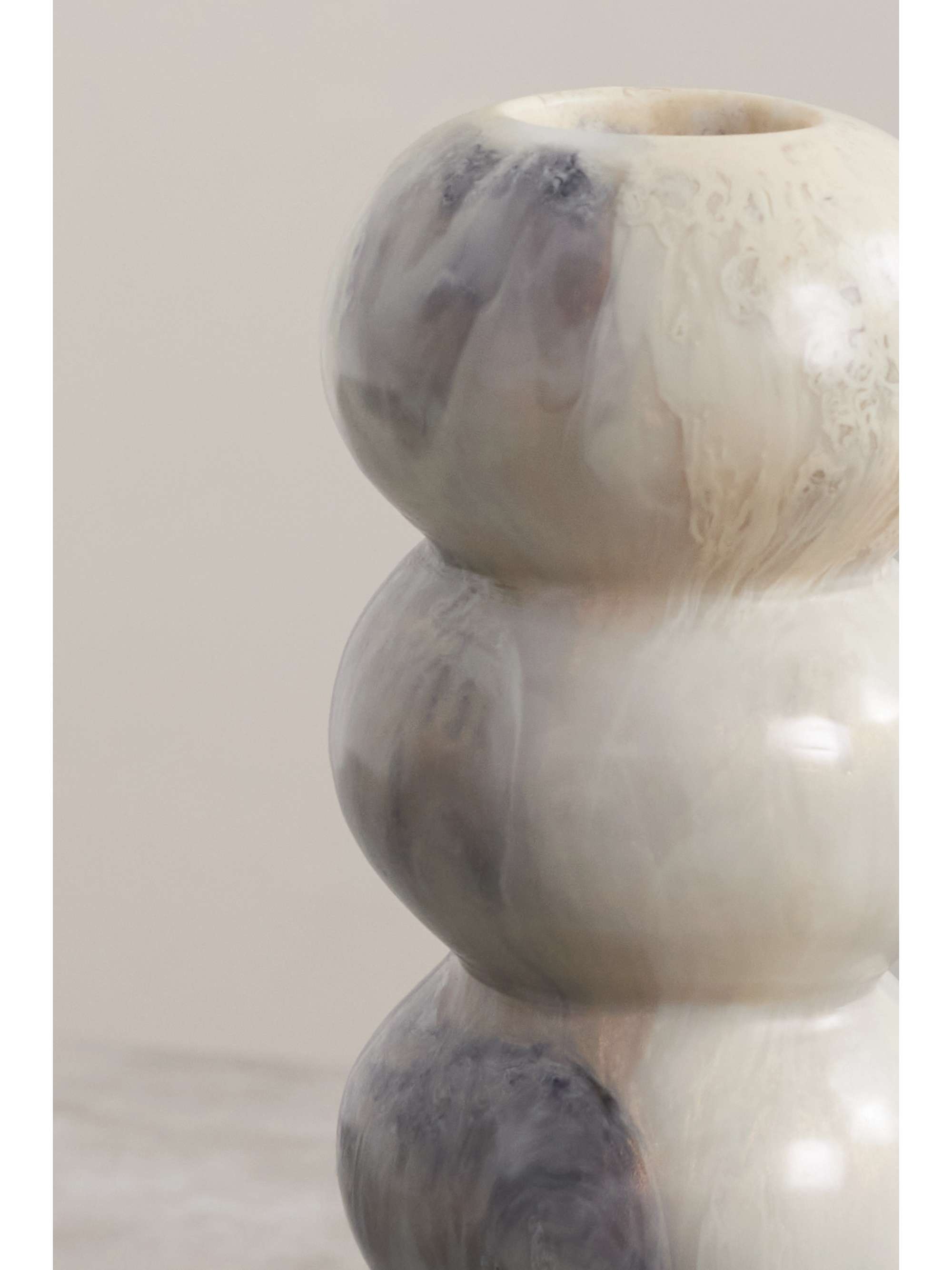DINOSAUR DESIGNS Pearl Stack 中号树脂花瓶