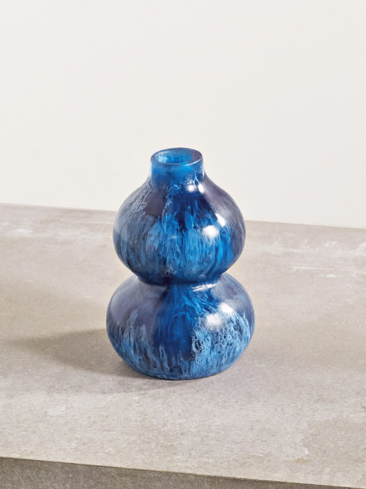 Dinosaur Designs - Lotus Seed Resin Vase - Blue