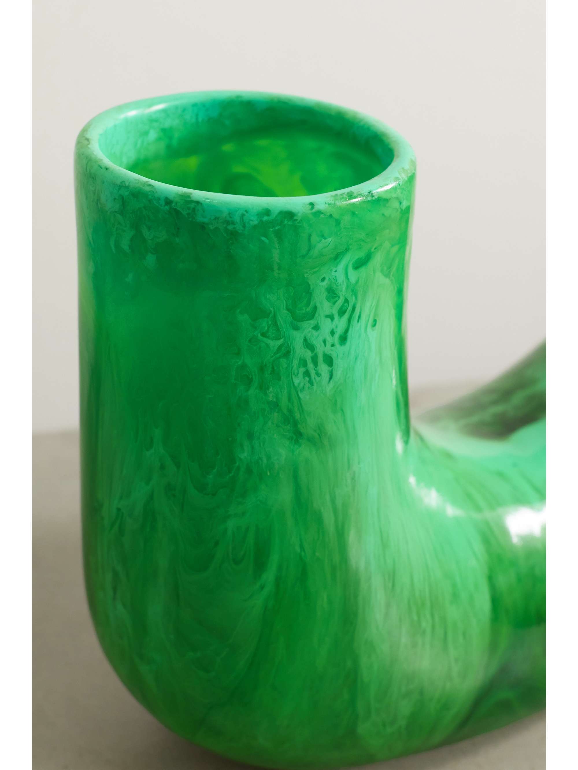 DINOSAUR DESIGNS Branch large swirled resin vase
