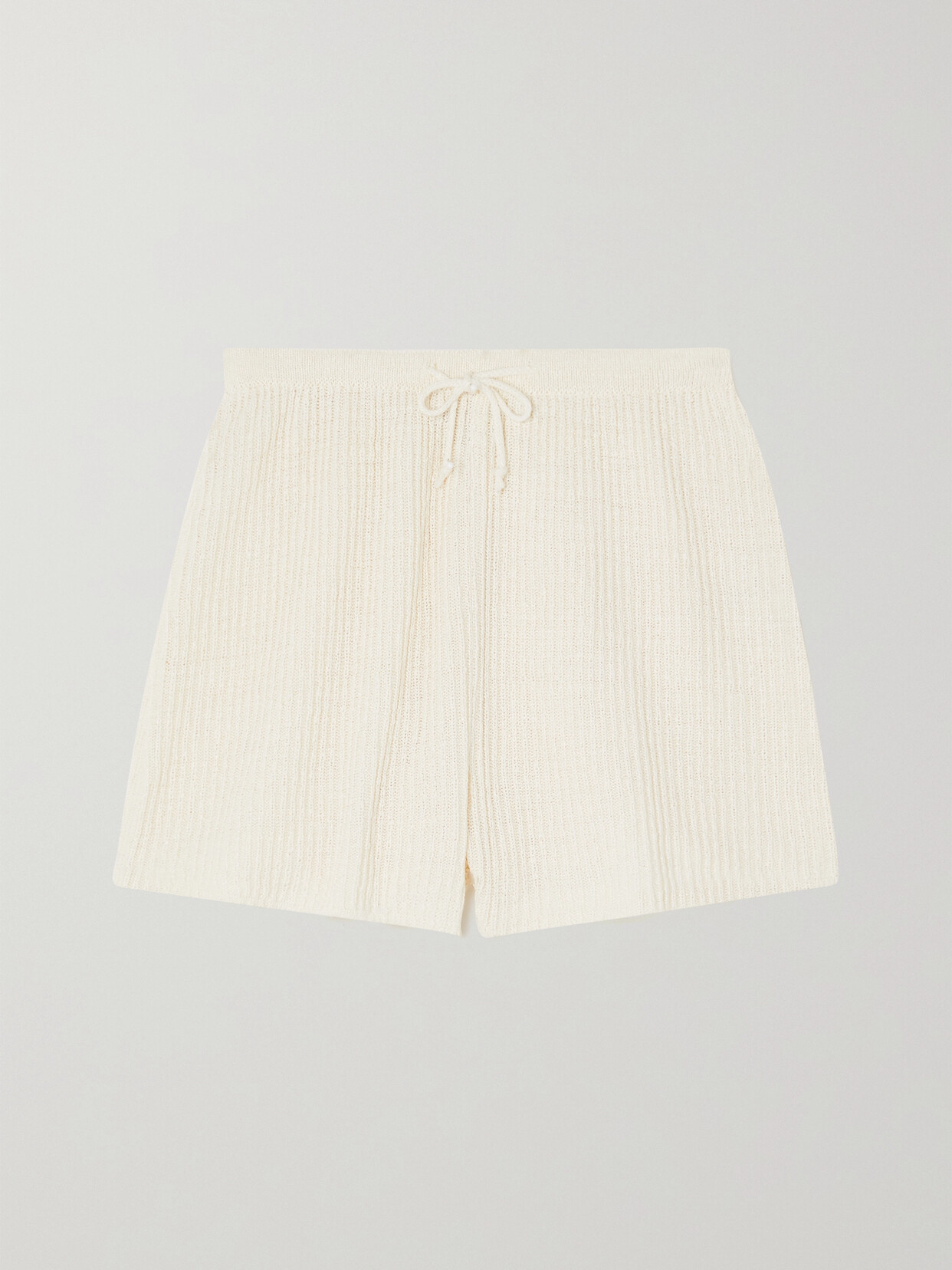 Le Kasha + Net Sustain Daraw Organic Linen Shorts - White