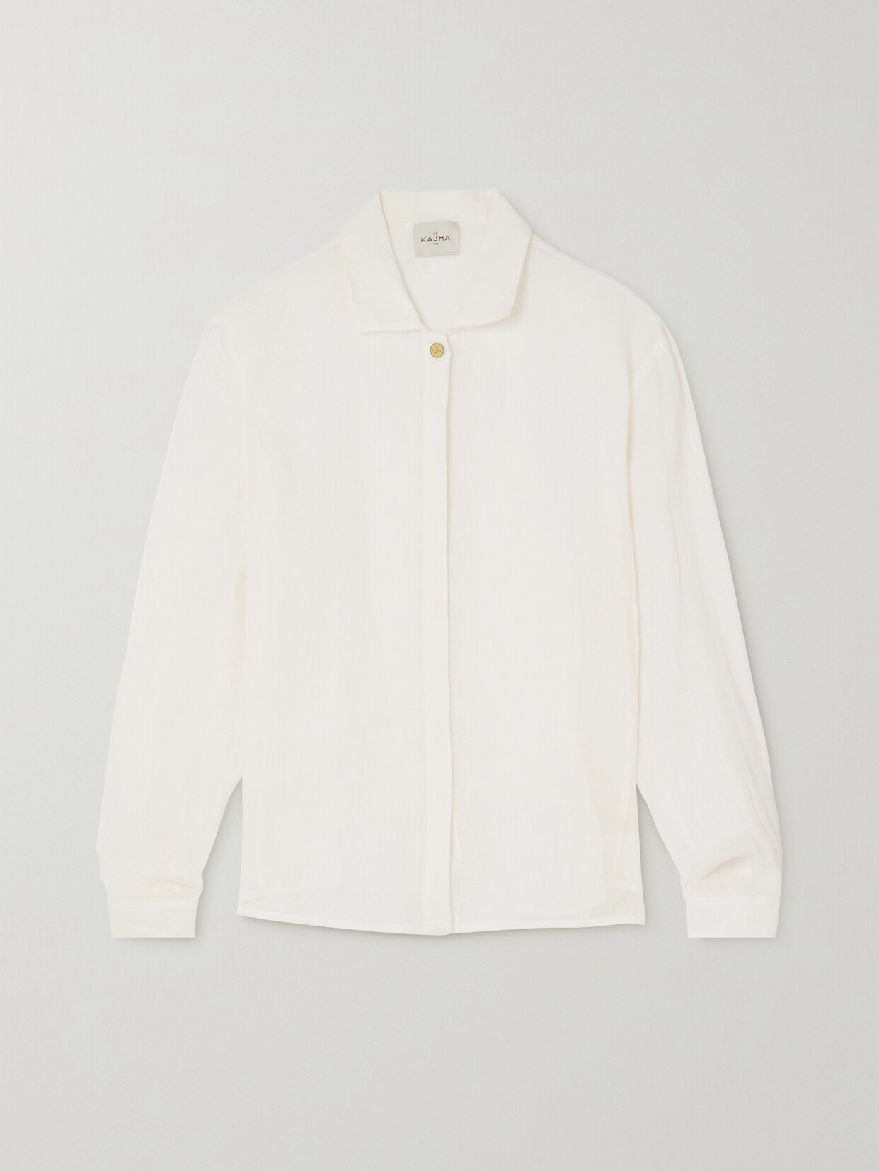 Le Kasha - + Net Sustain Sanbu Organic Linen Shirt - White