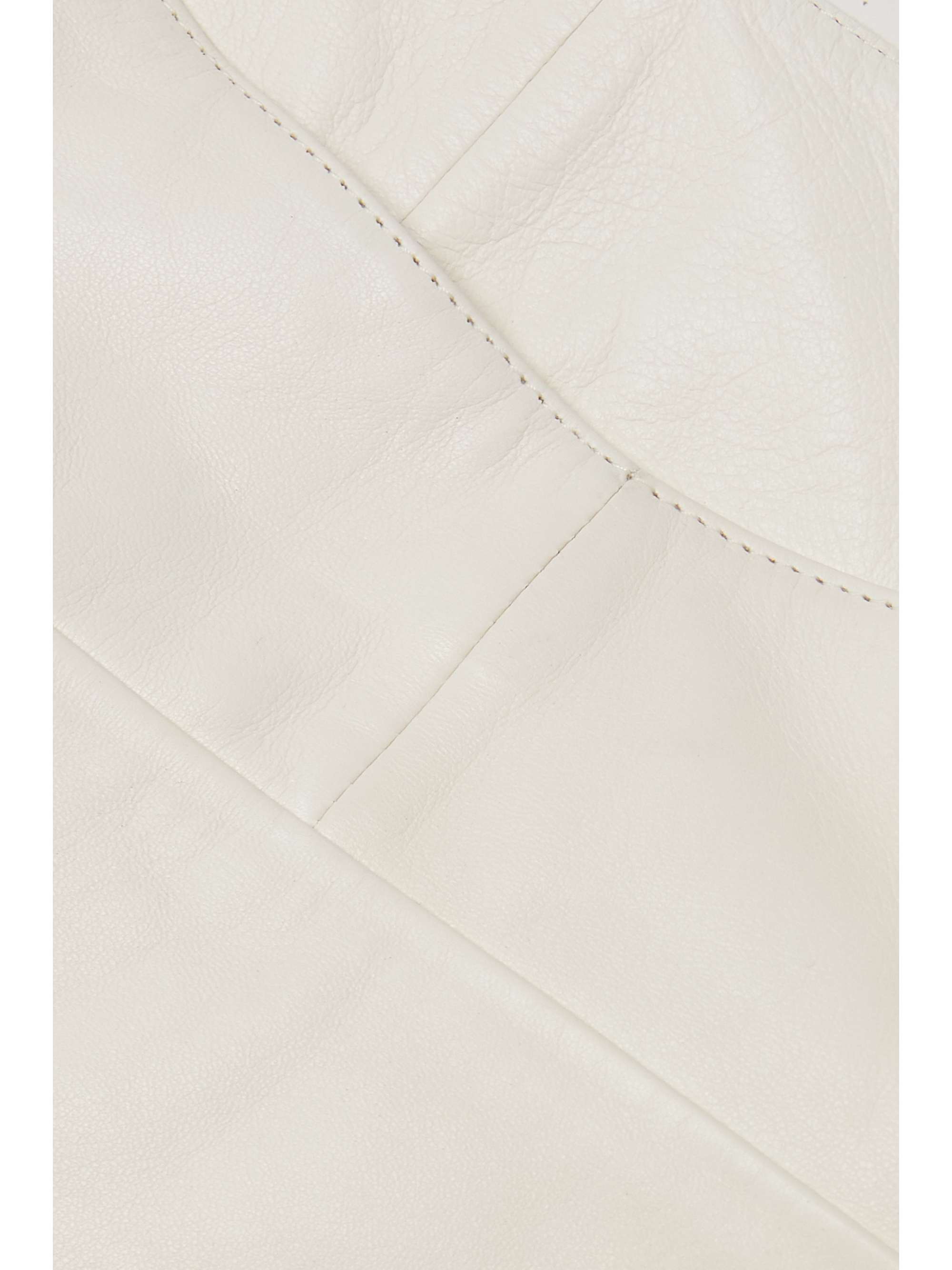 SUPRIYA LELE Cutout leather mini skirt