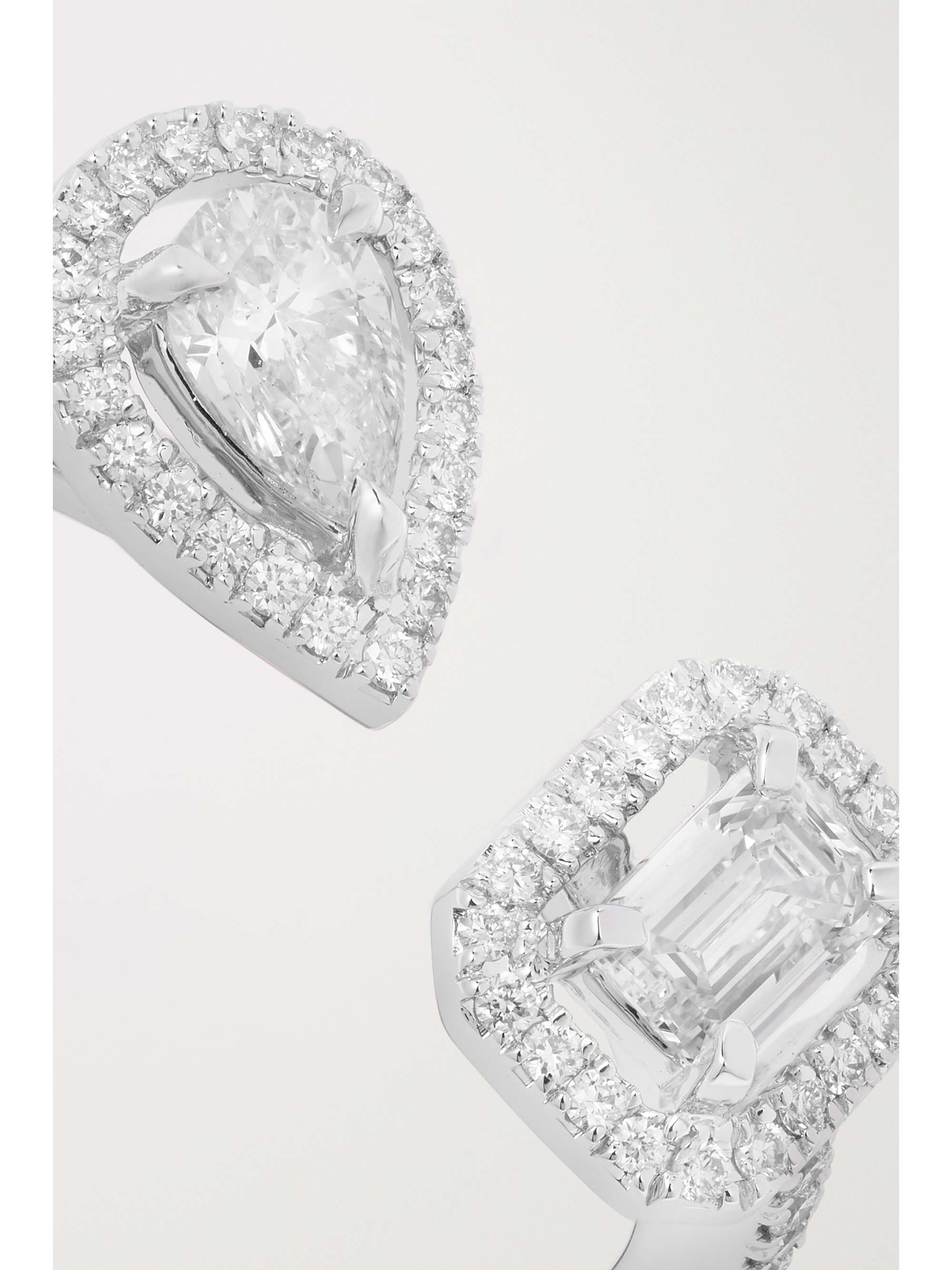 MESSIKA My Twin Toi & Moi 18-karat white gold diamond ring