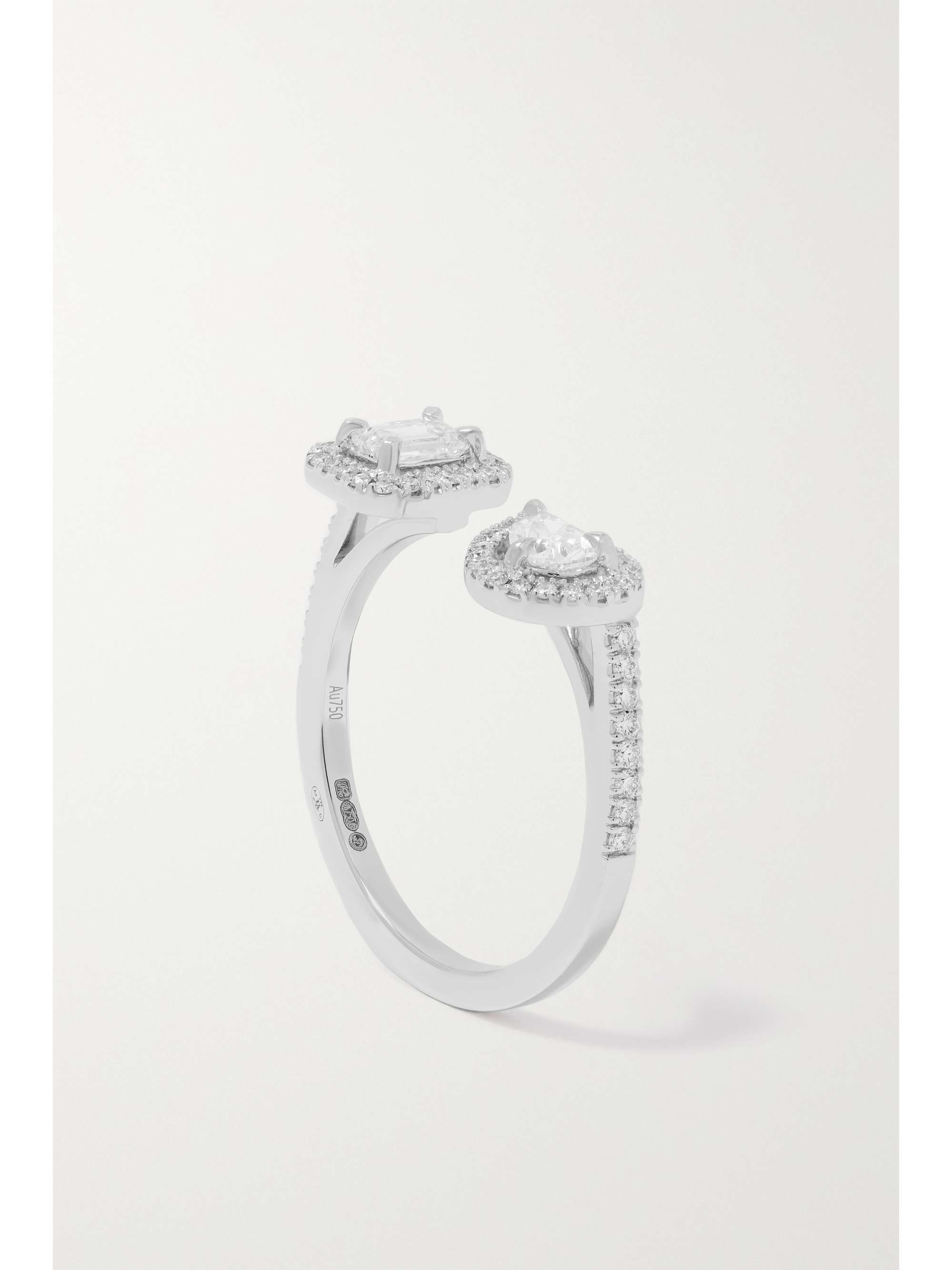 MESSIKA My Twin Toi & Moi 18-karat white gold diamond ring