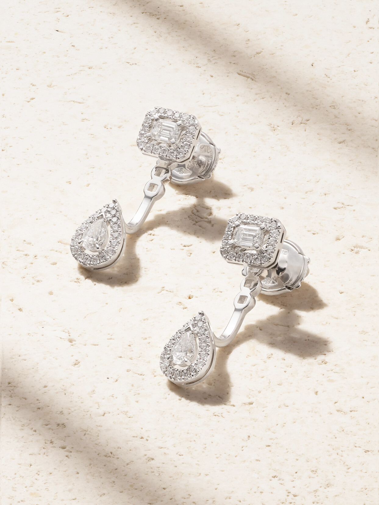 Messika My Twin Toi & Moi 18-karat White  Diamond Earrings