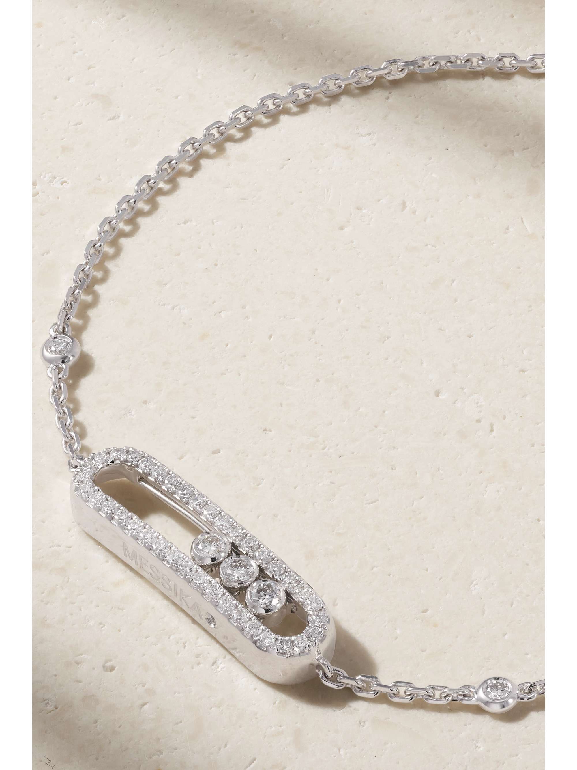 MESSIKA Baby Move 18-karat white gold diamond bracelet