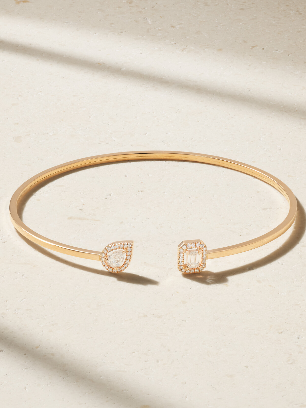 Messika - My Twin Toi & Moi 18-karat Rose Gold Diamond Cuff - M