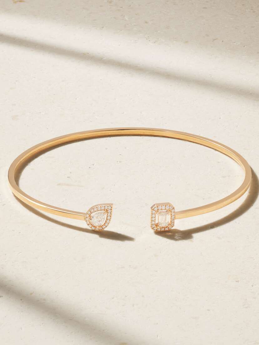 Messika y Twin Toi & oi 18-karat Rose Gold Diamond Cuff