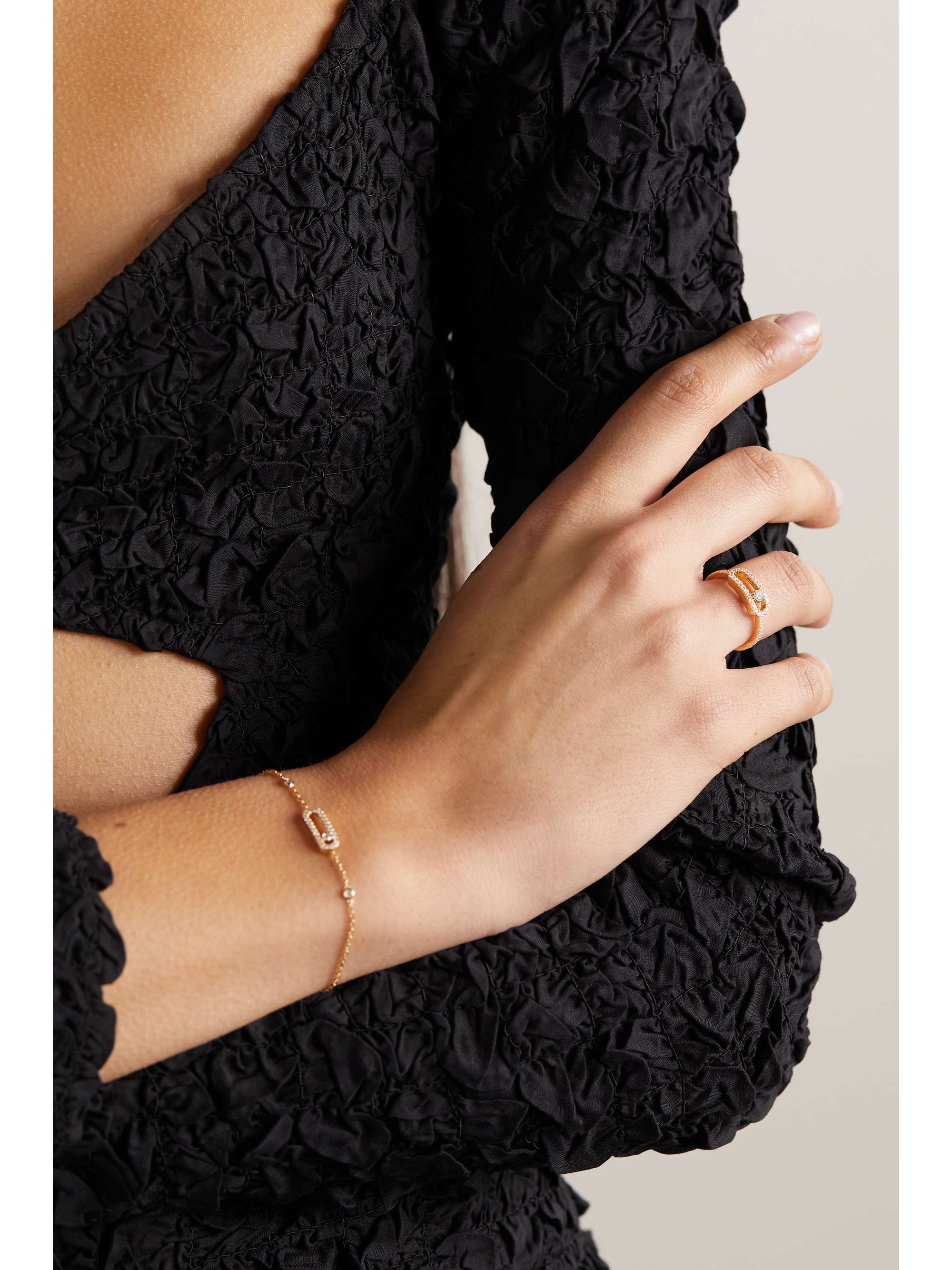 MESSIKA Move Uno Ring aus 18 Karat Gold mit Diamant