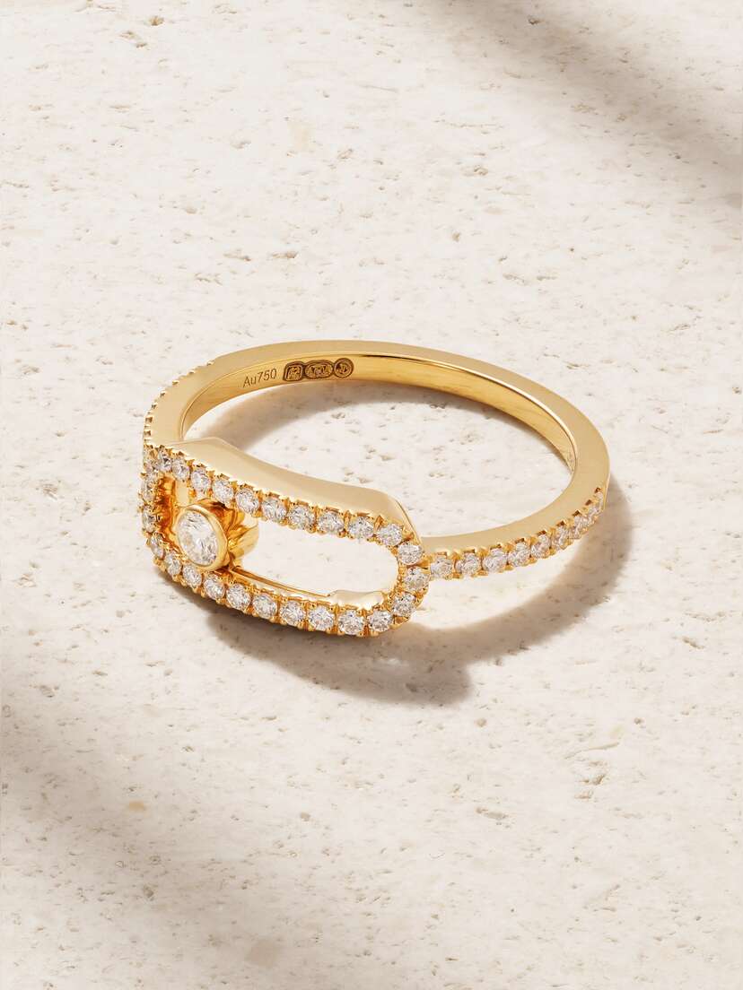 Messika Move Uno 18-karat Gold Diamond Ring
