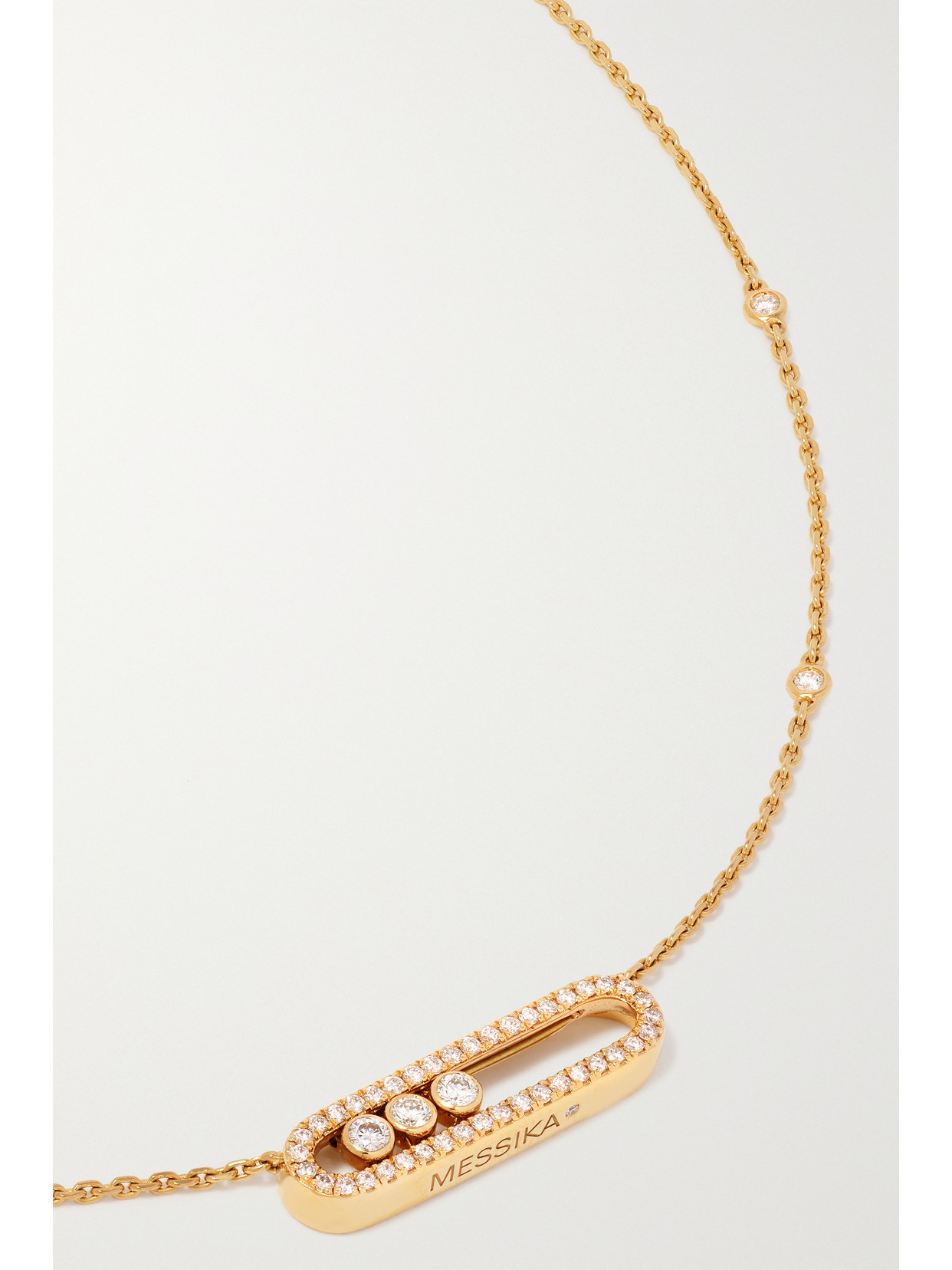 Messika Baby Move 18-karat Gold Diamond Necklace