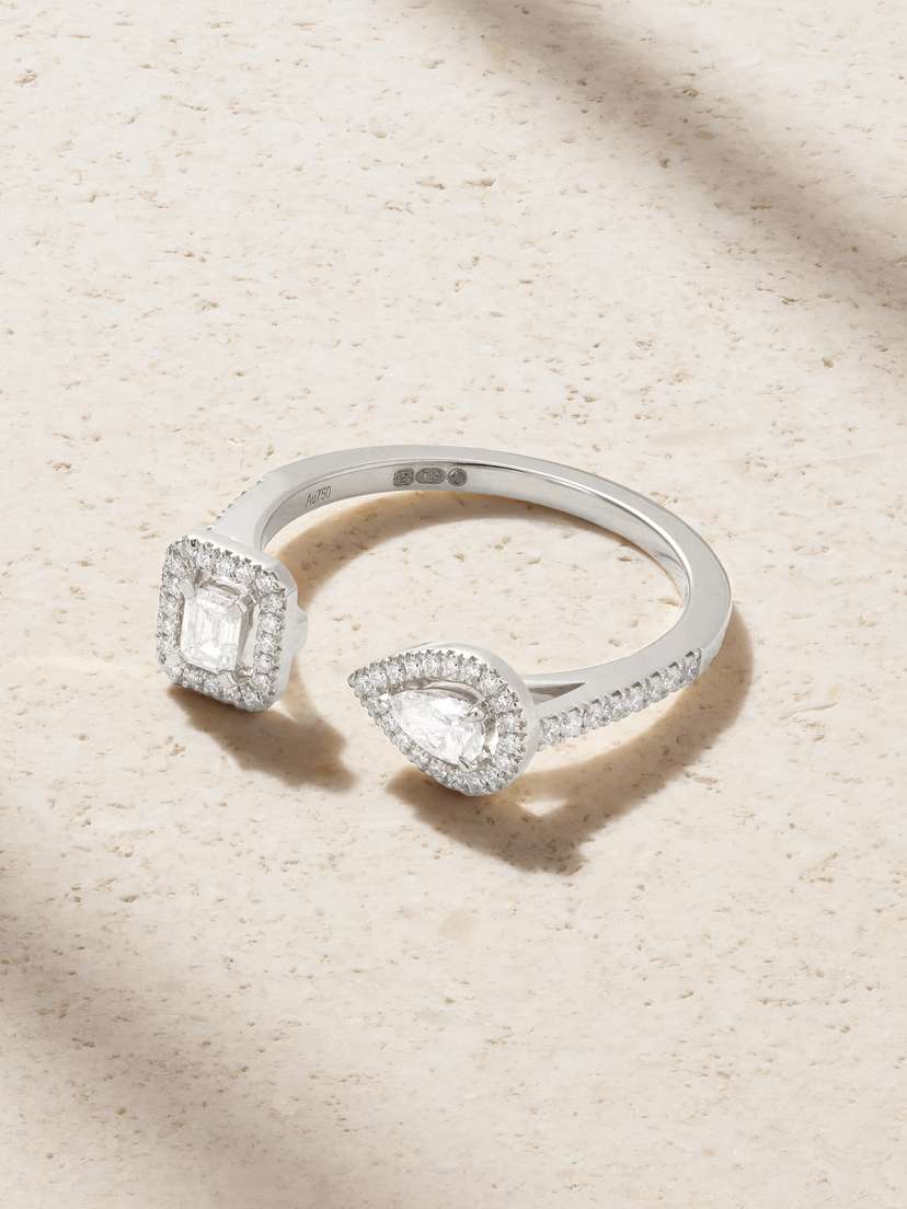 Messika My Twin Toi & Moi 18-karat White Gold Diamond Ring