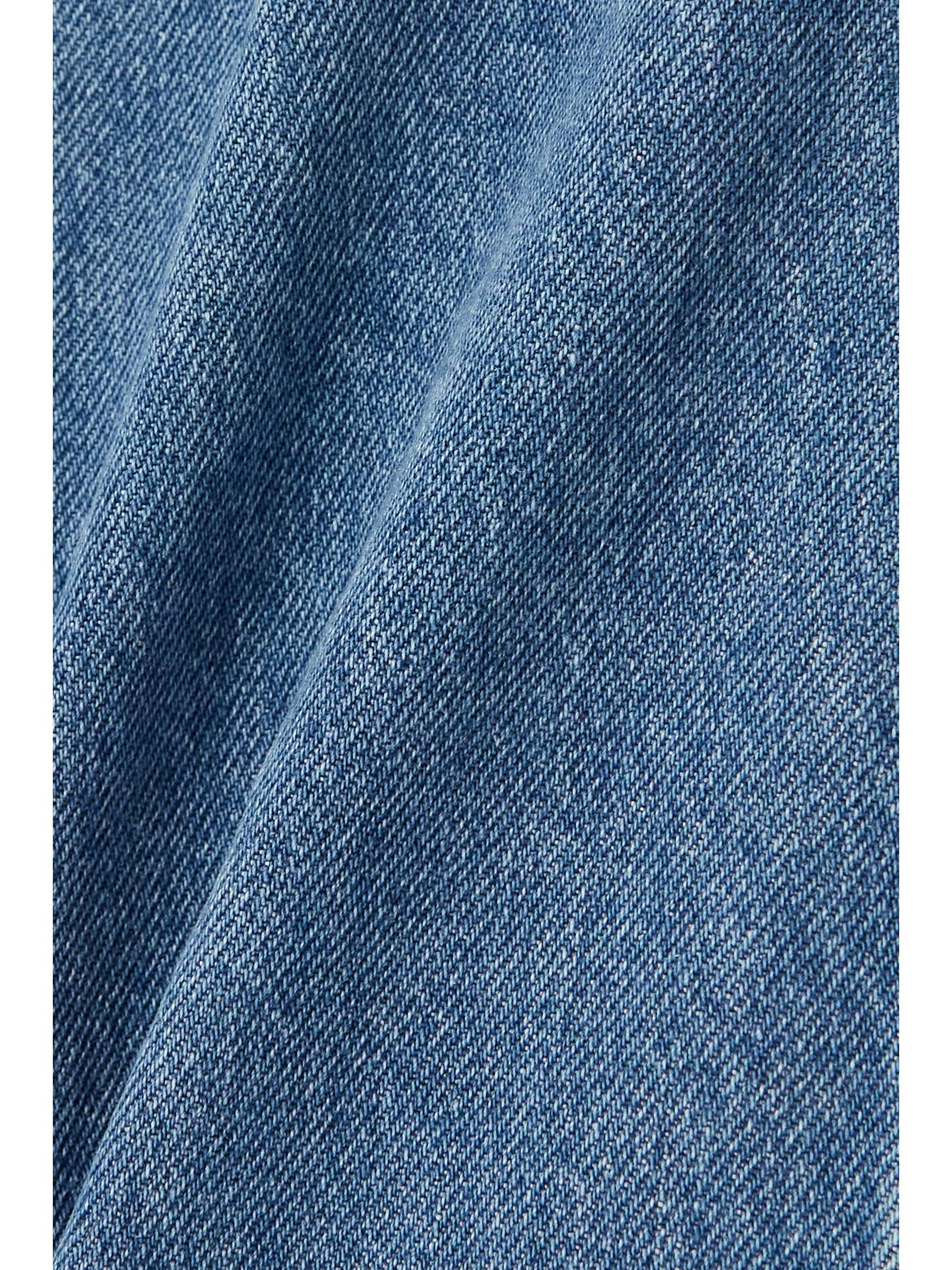 MAGDA BUTRYM Strapless denim midi dress