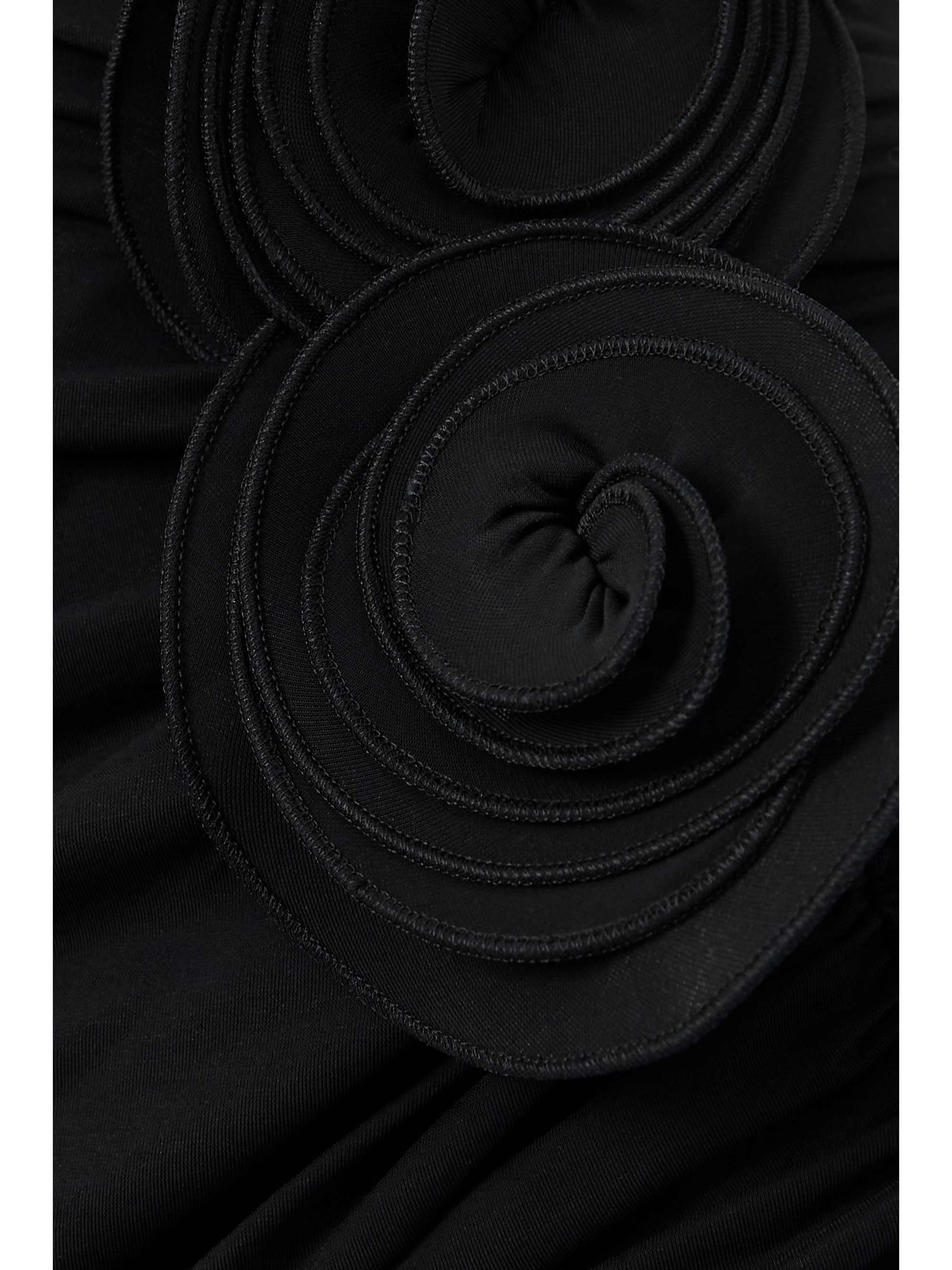 MAGDA BUTRYM Mini-robe dos nu en satin à fronces