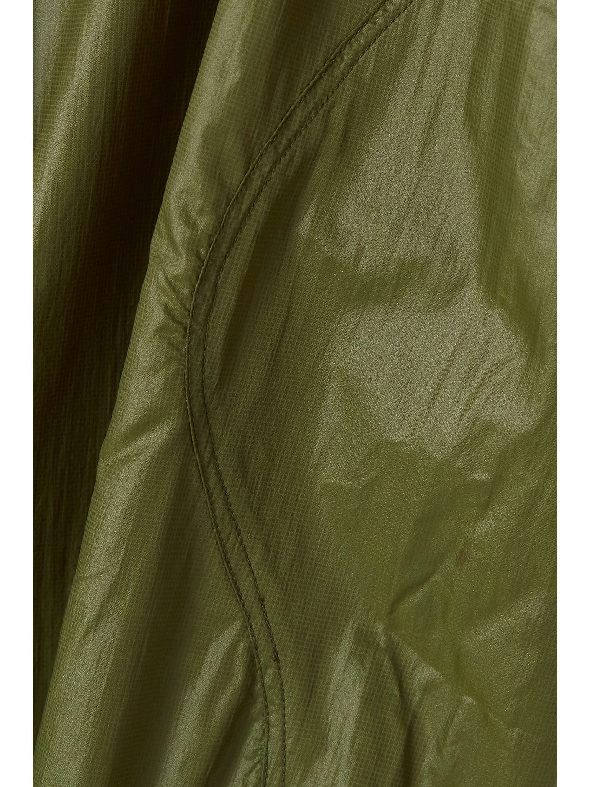 GANNI Paneled recycled-ripstop tapered pants