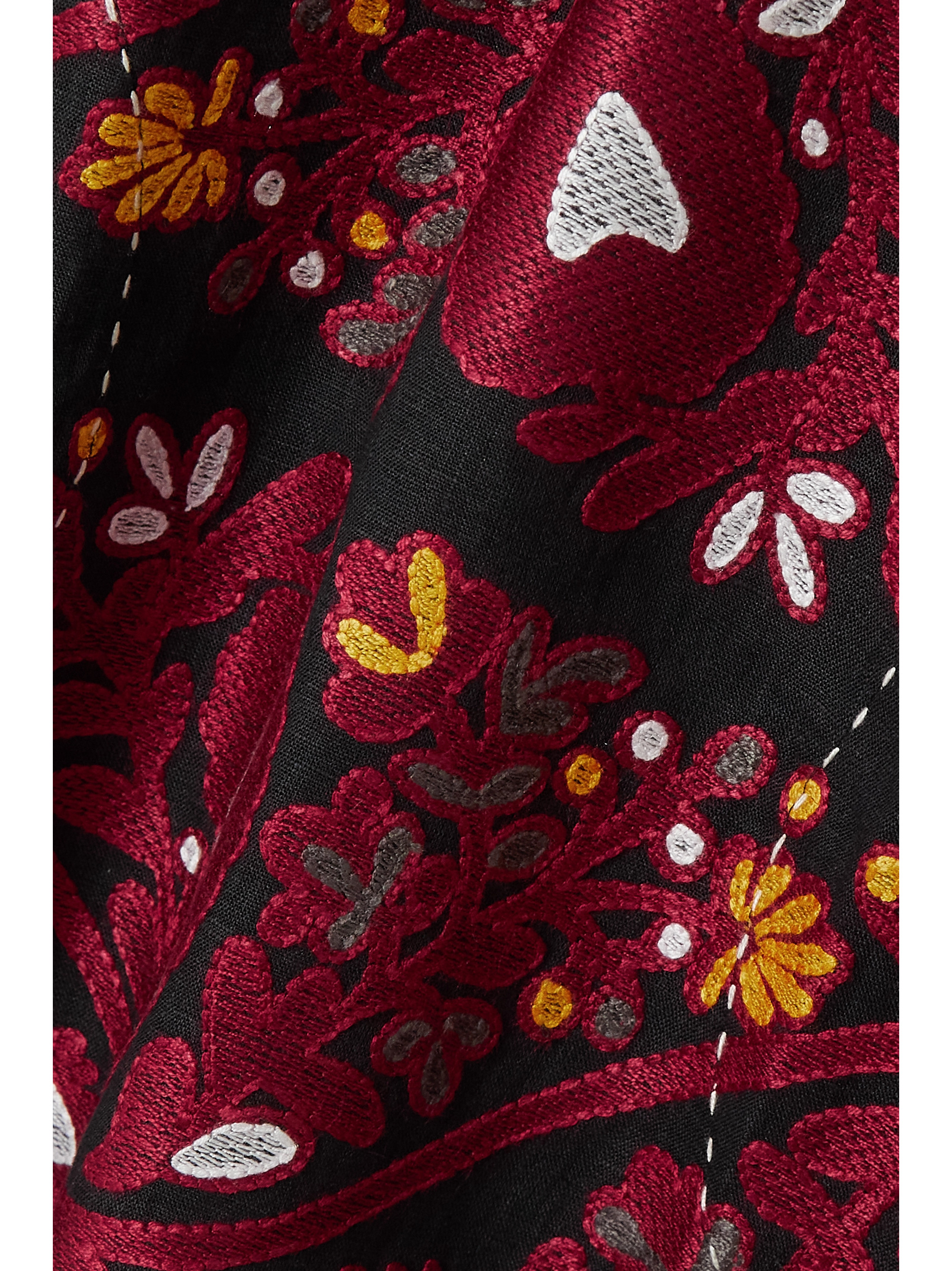 Vita Kin Pippa embroidered linen mini dress