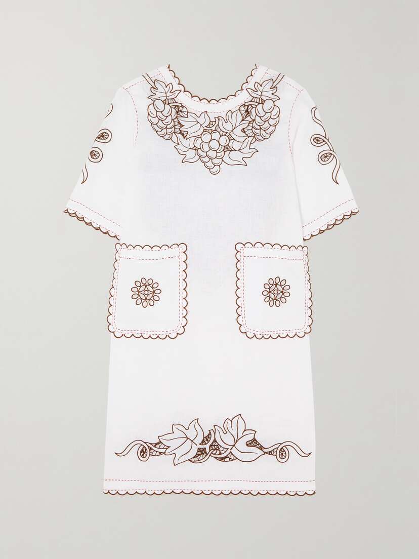 Vita Kin Stella Embroidered Linen Dress