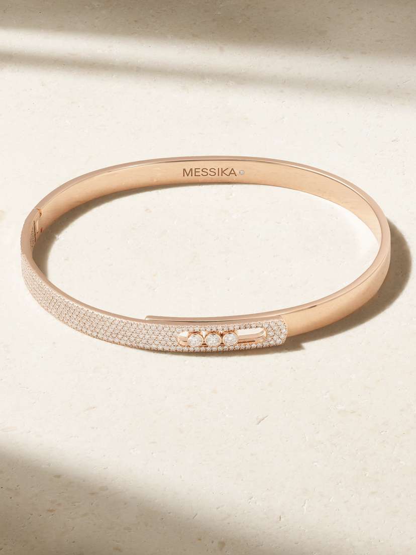 Messika ove Noa 18-karat Rose Gold Diamonds Bracelet