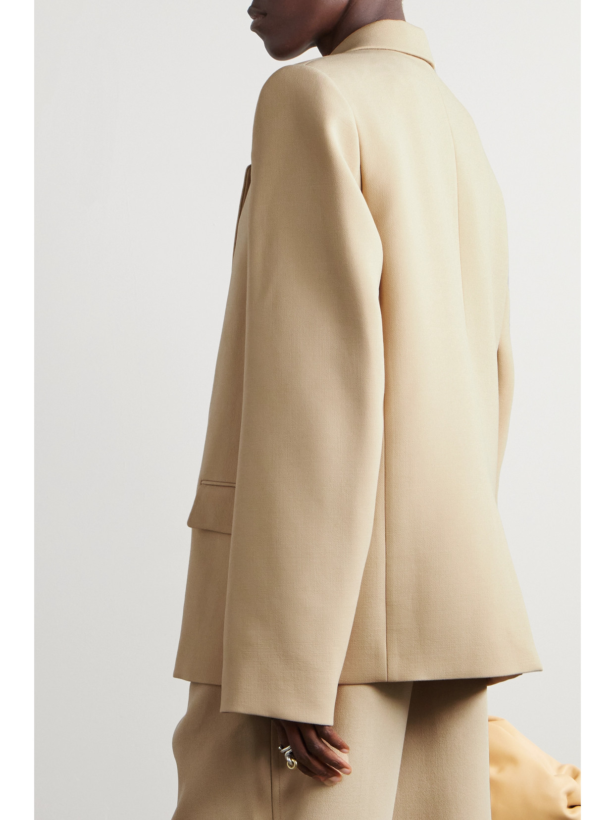 Wardrobe.nyc + Hailey Bieber Double-breasted Wool Blazer In Brown