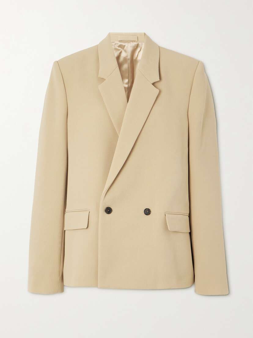 Wardrobe.NYC + Hailey Bieber Double-breasted Wool Blazer